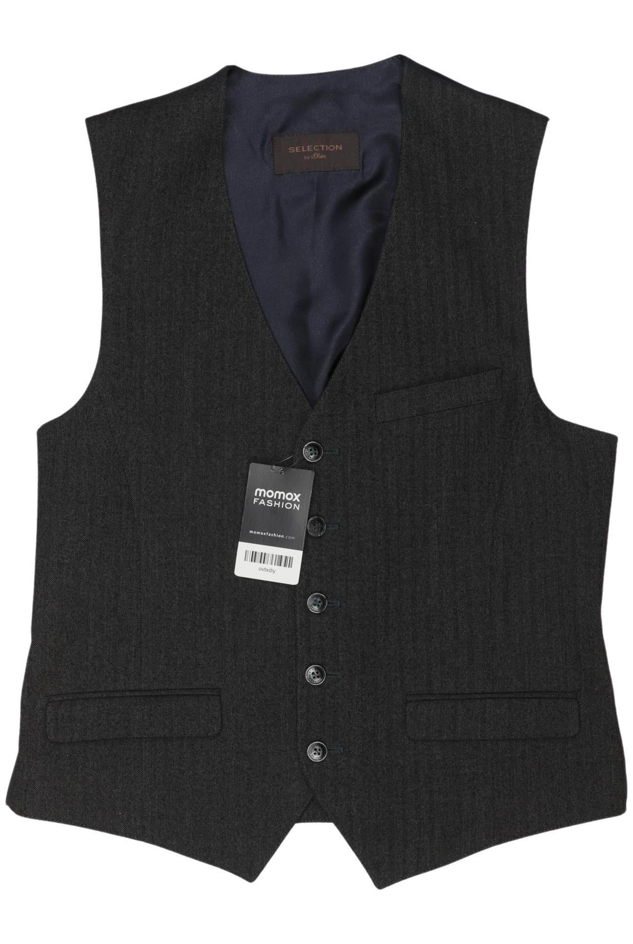 

s.Oliver Selection Herren Weste, grau, Gr. 46