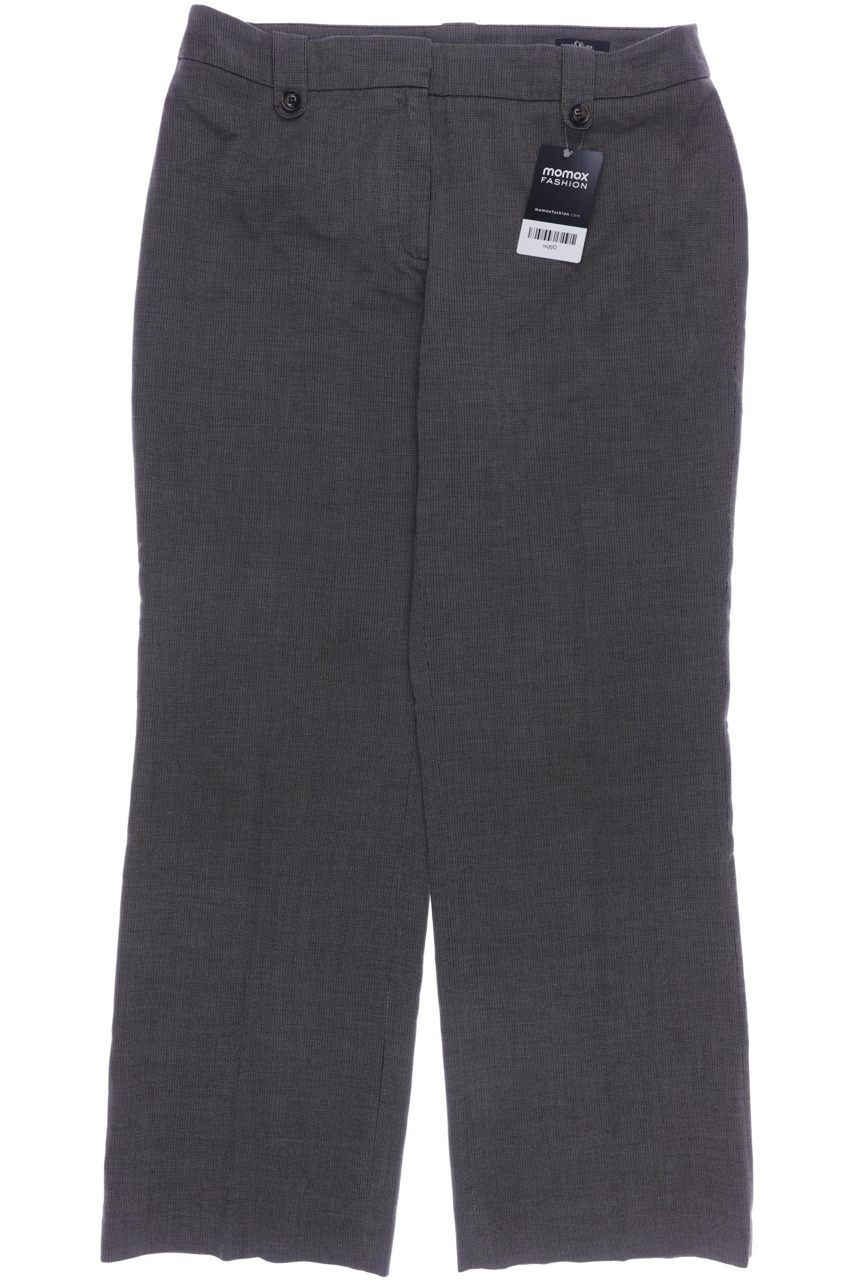 

s.Oliver Selection Damen Stoffhose, grau, Gr. 32