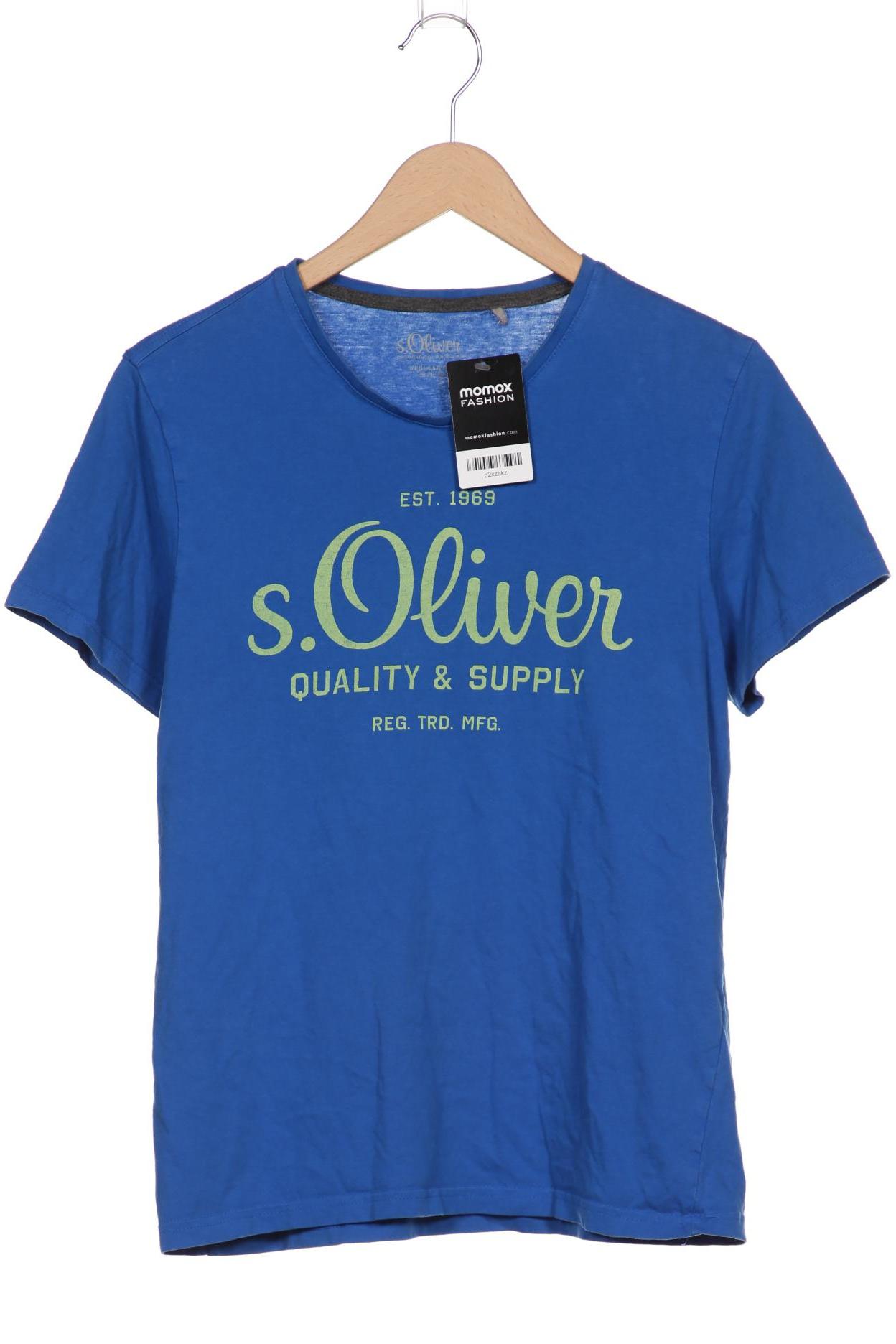 

s.Oliver Selection Herren T-Shirt, blau