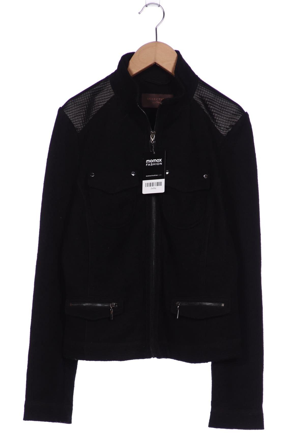 

s.Oliver Selection Damen Jacke, schwarz, Gr. 36