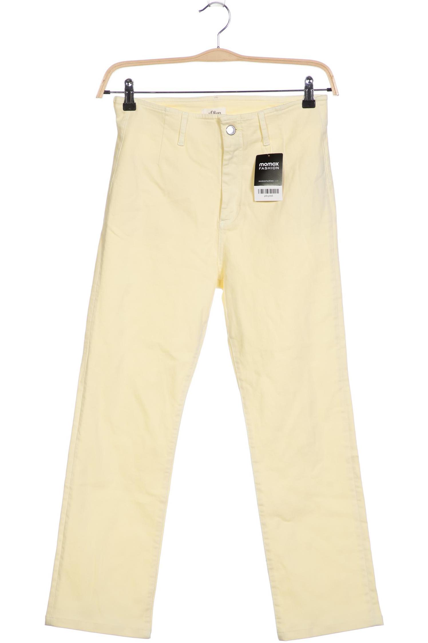 

s.Oliver Selection Damen Jeans, gelb, Gr. 38