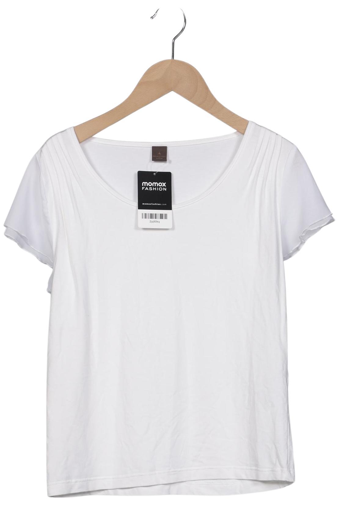 

s.Oliver Selection Damen T-Shirt, weiß, Gr. 36