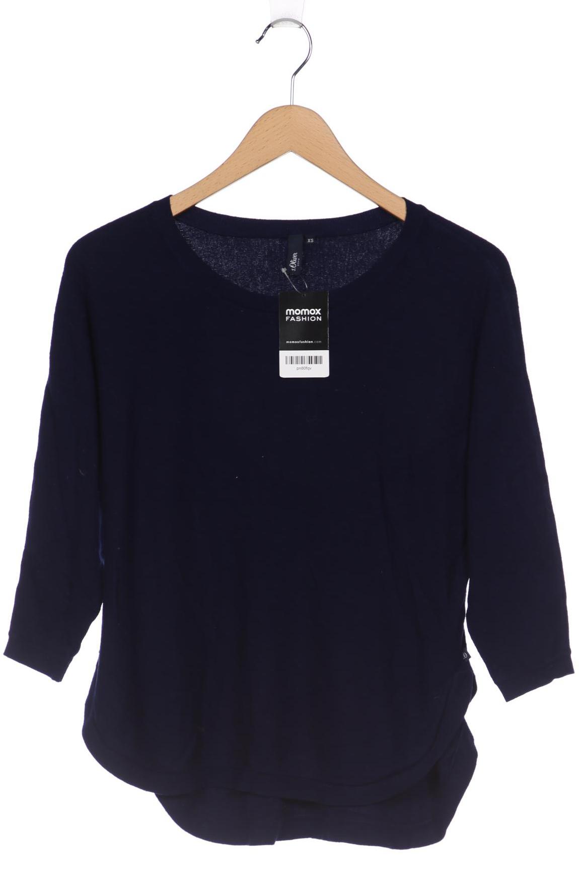 

s.Oliver Selection Damen Pullover, marineblau