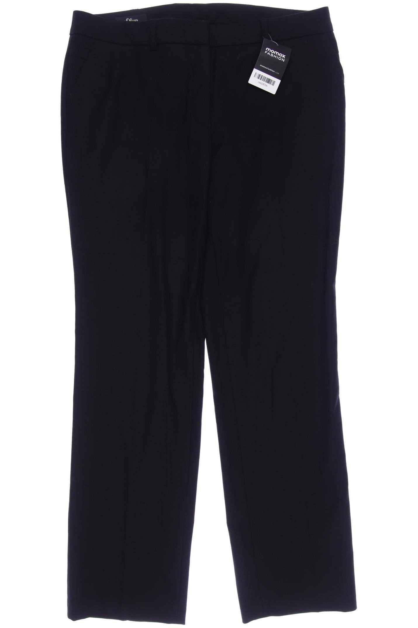 

s.Oliver Selection Damen Stoffhose, schwarz, Gr. 42