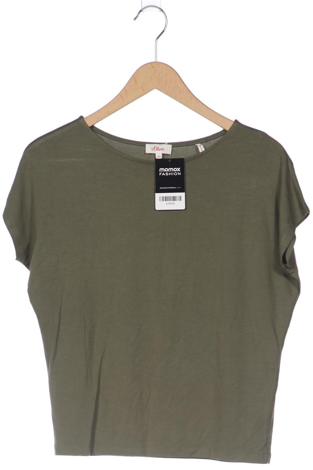 

s.Oliver Selection Damen T-Shirt, grün, Gr. 34
