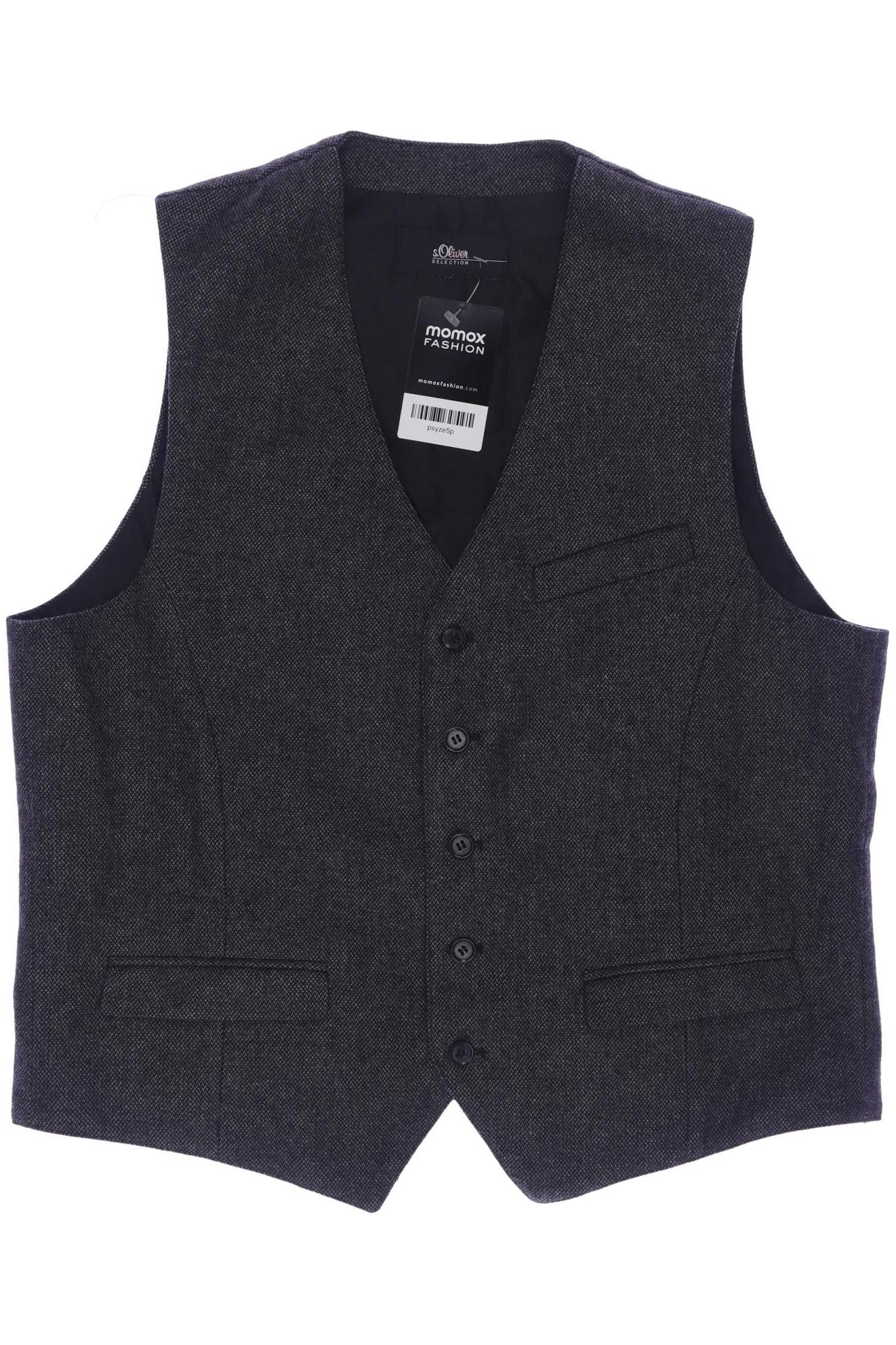 

s.Oliver Selection Herren Weste, grau, Gr. 50