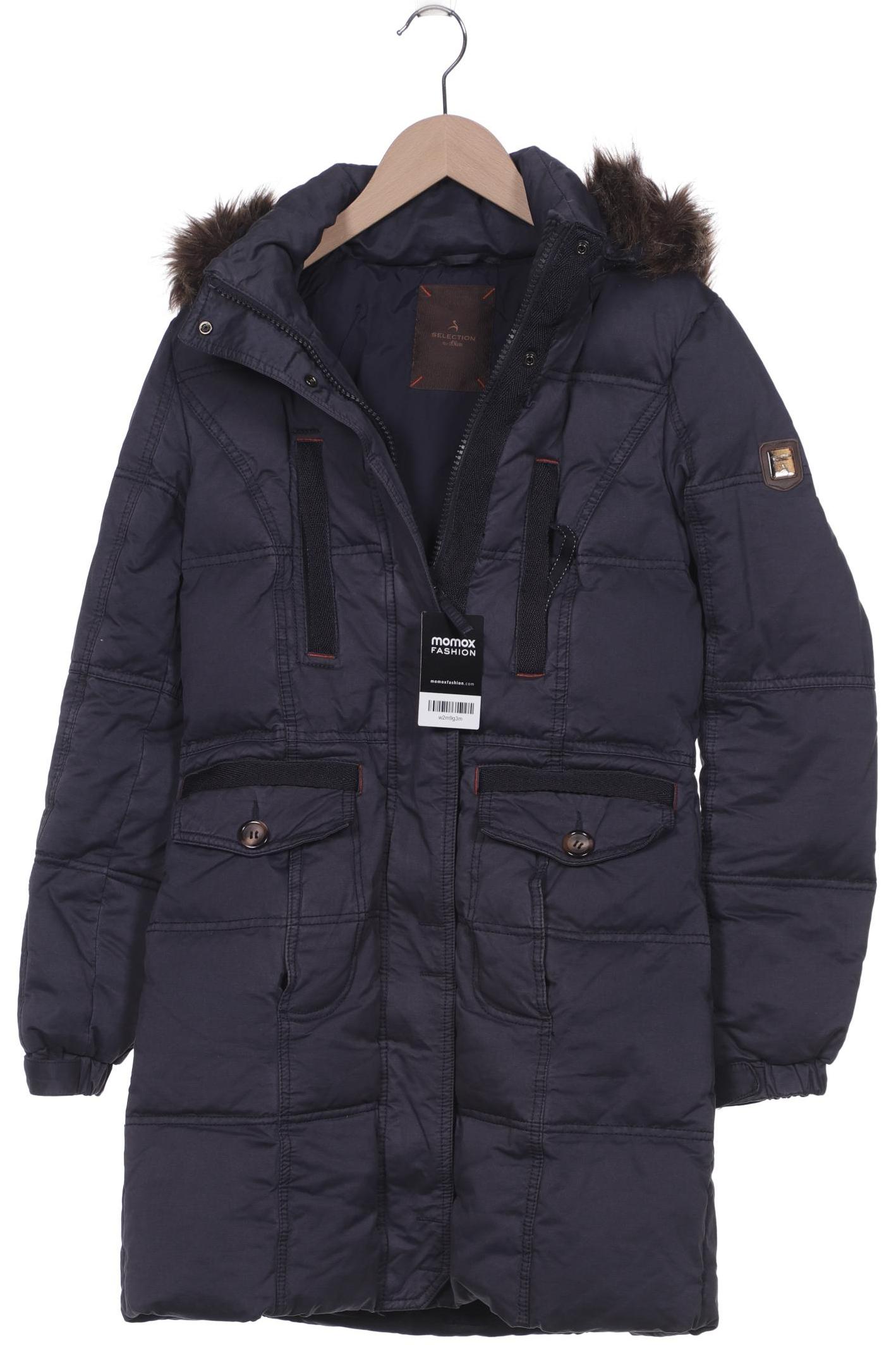 

s.Oliver Selection Damen Mantel, marineblau, Gr. 34