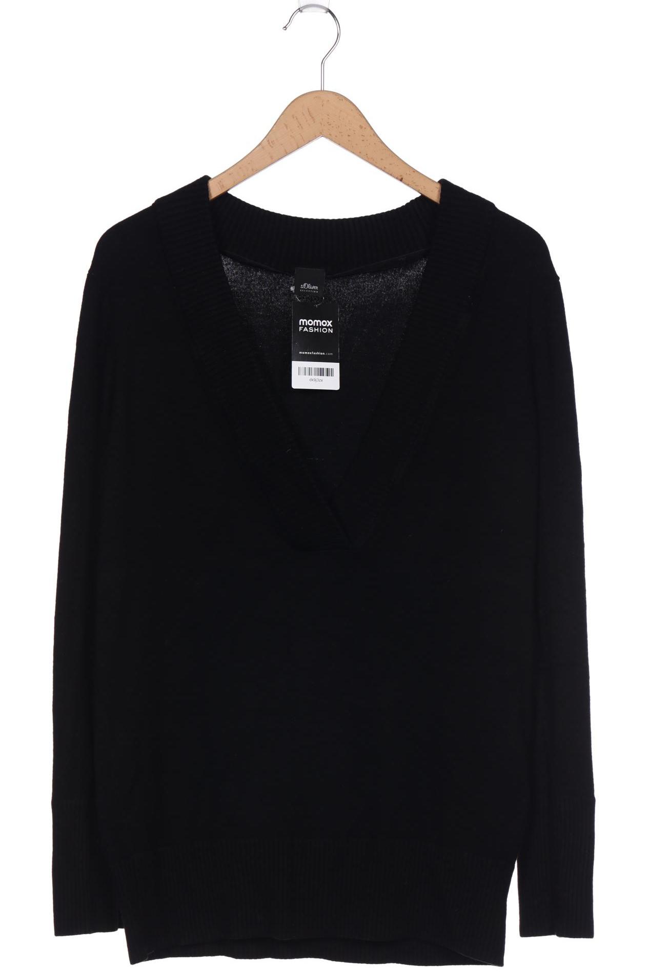 

s.Oliver Selection Damen Pullover, schwarz