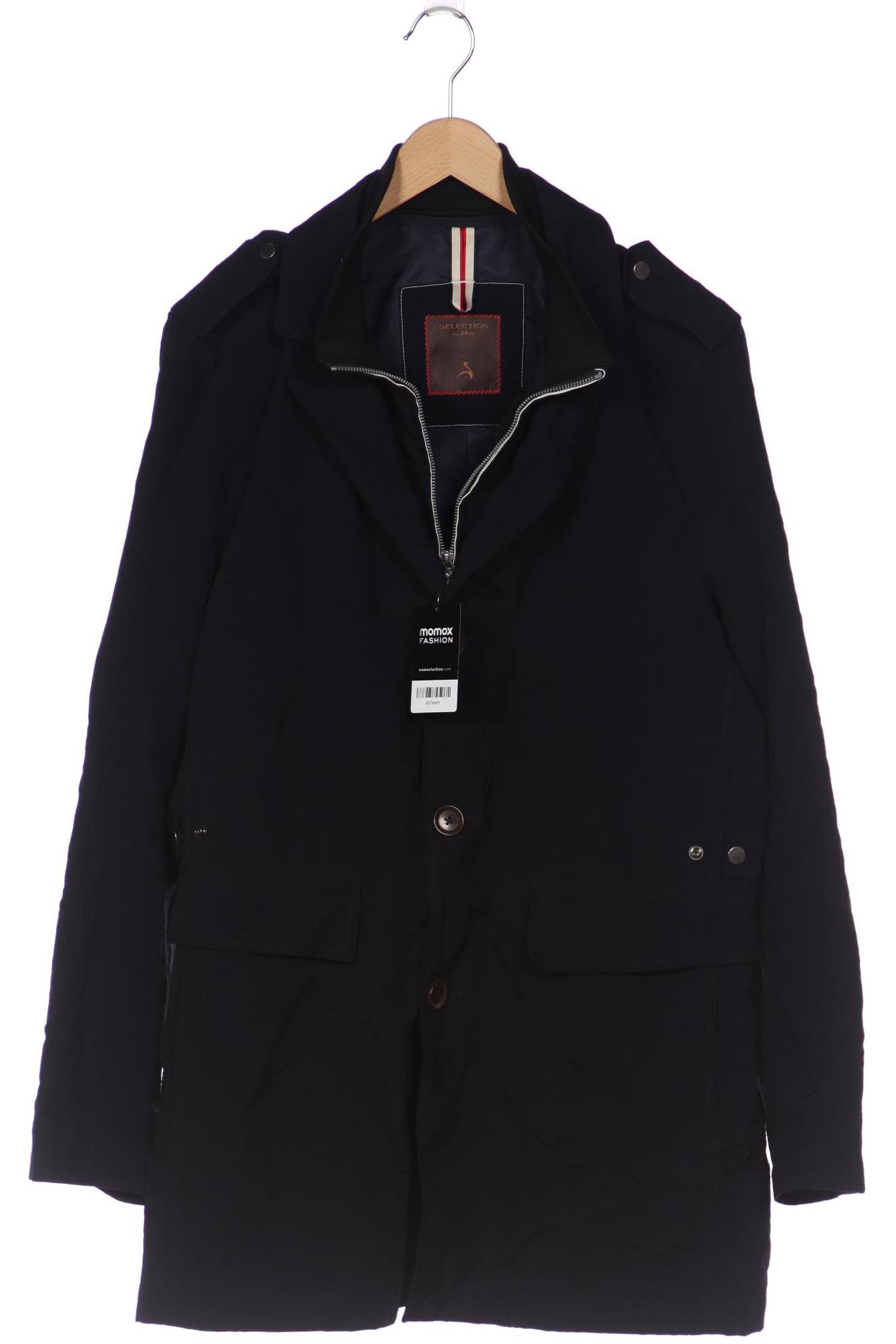 

s.Oliver Selection Herren Mantel, marineblau, Gr. 52