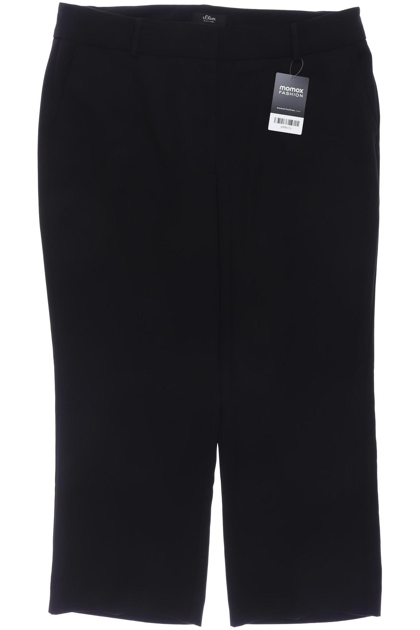 

s.Oliver Selection Damen Stoffhose, schwarz