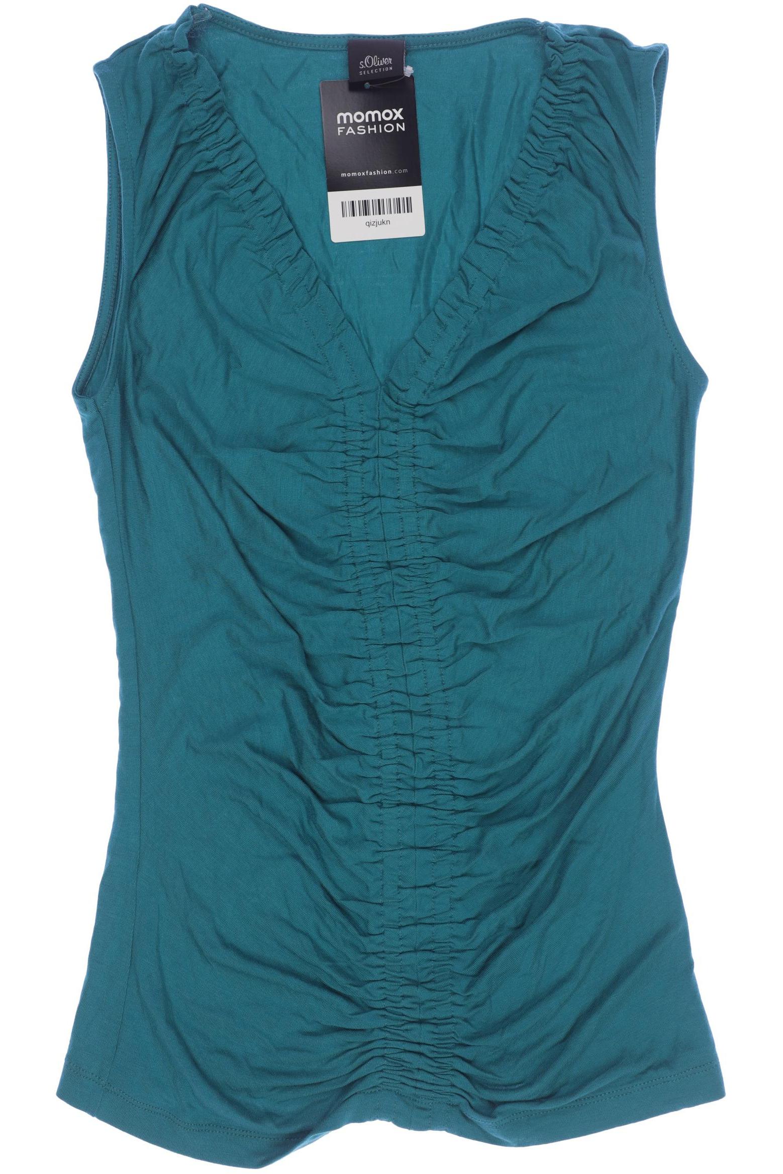 

s.Oliver Selection Damen Top, türkis, Gr. 38