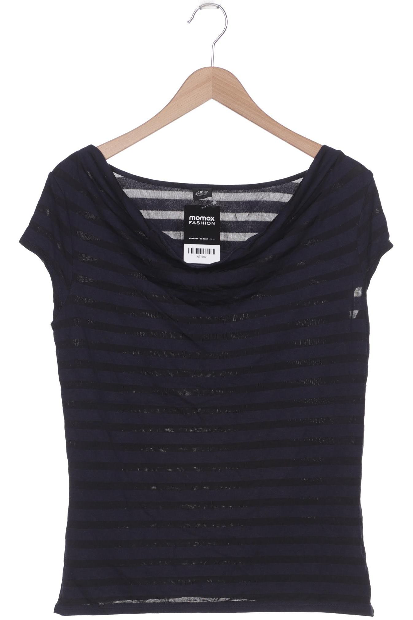 

s.Oliver Selection Damen T-Shirt, marineblau