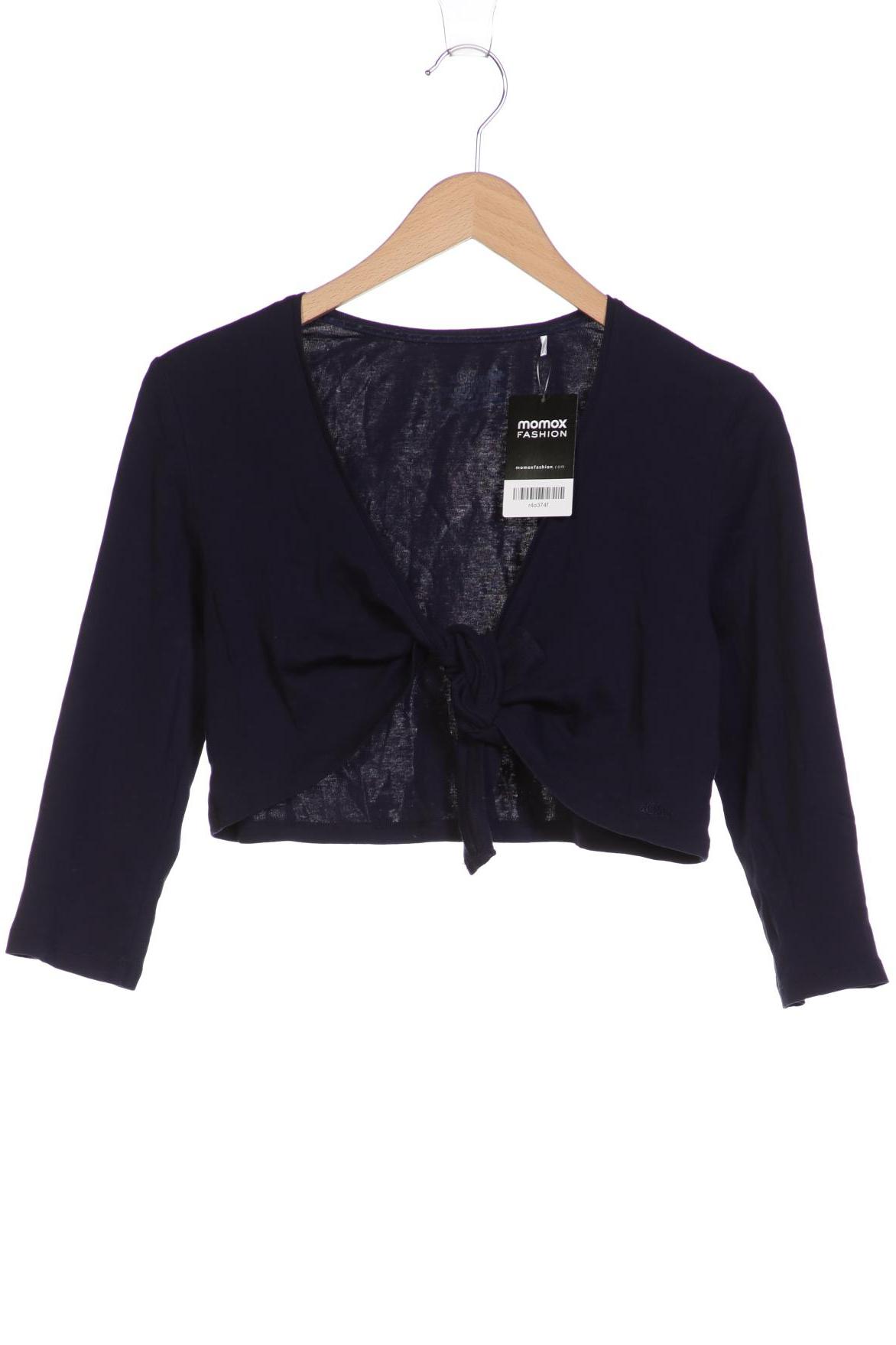 

s.Oliver Selection Damen Strickjacke, marineblau, Gr. 40