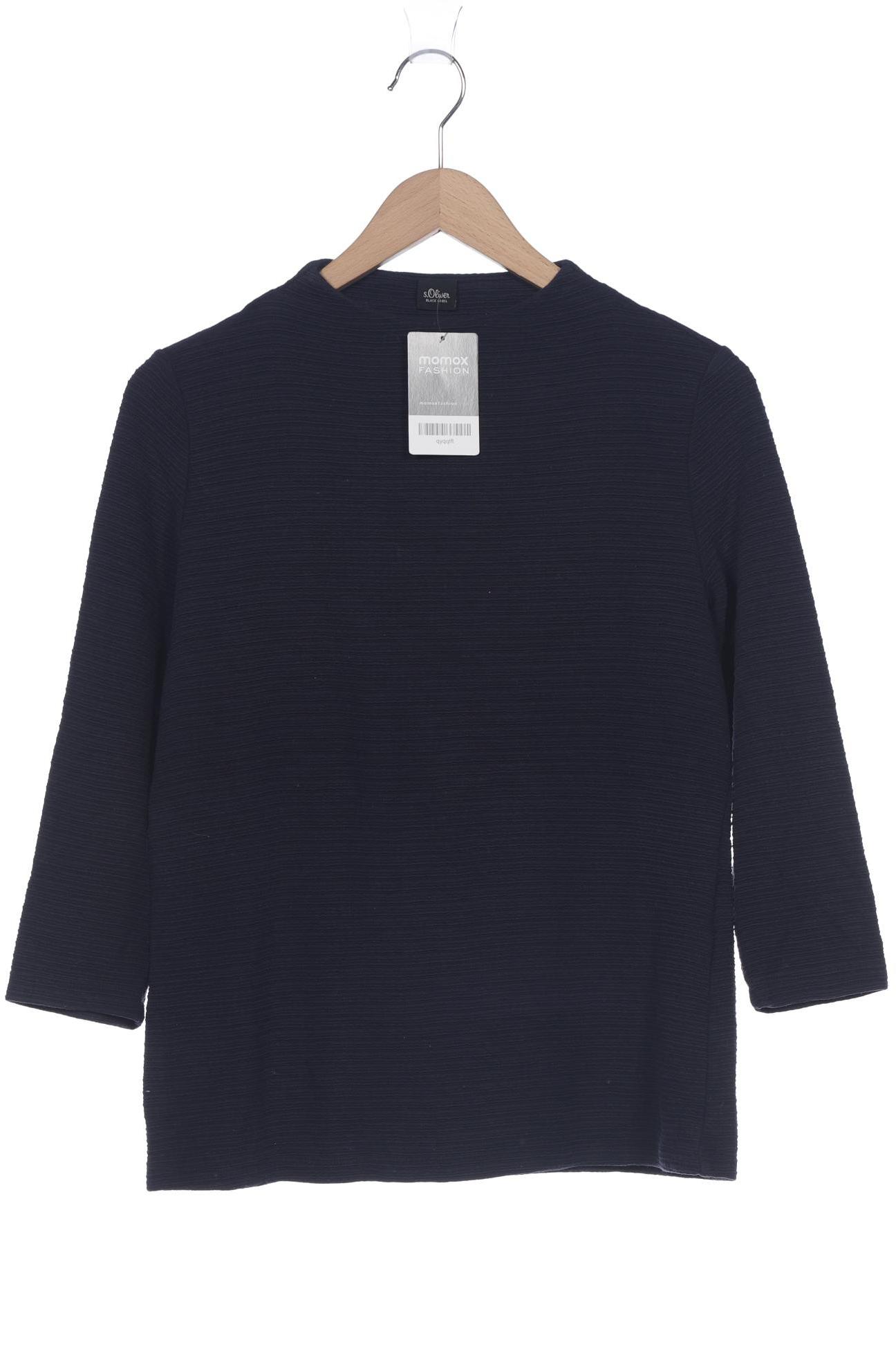 

s.Oliver Selection Damen Sweatshirt, marineblau, Gr. 38