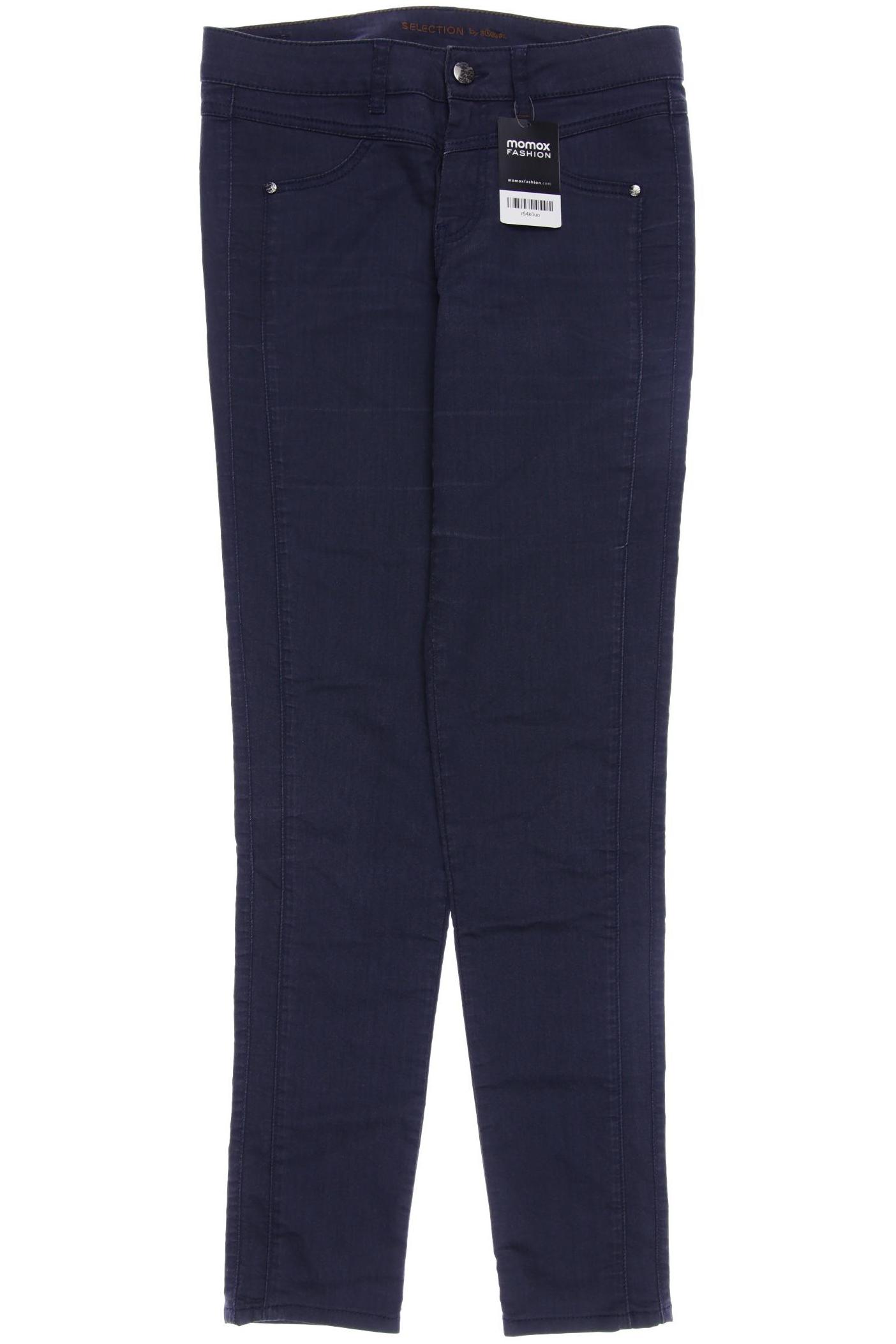 

s.Oliver Selection Damen Jeans, marineblau