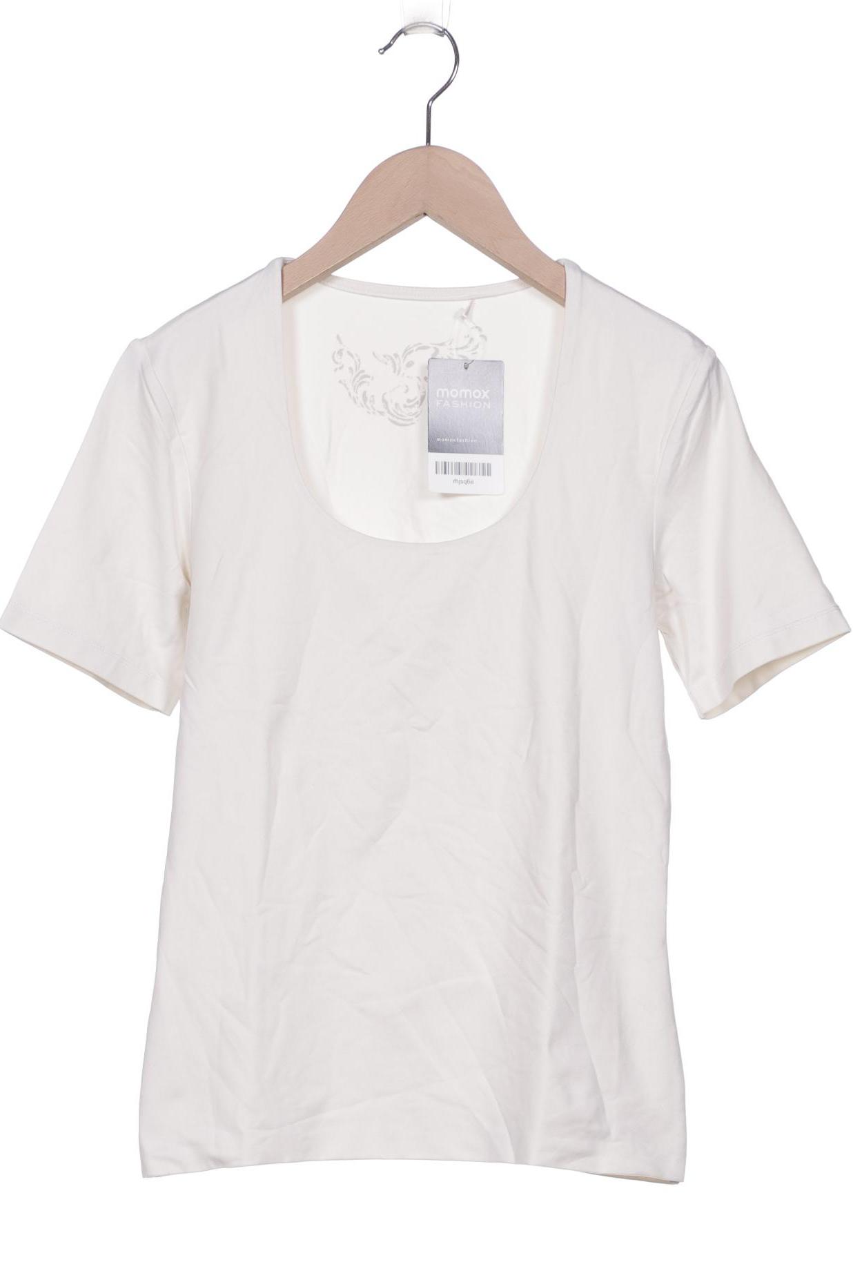 

s.Oliver Selection Damen T-Shirt, cremeweiß