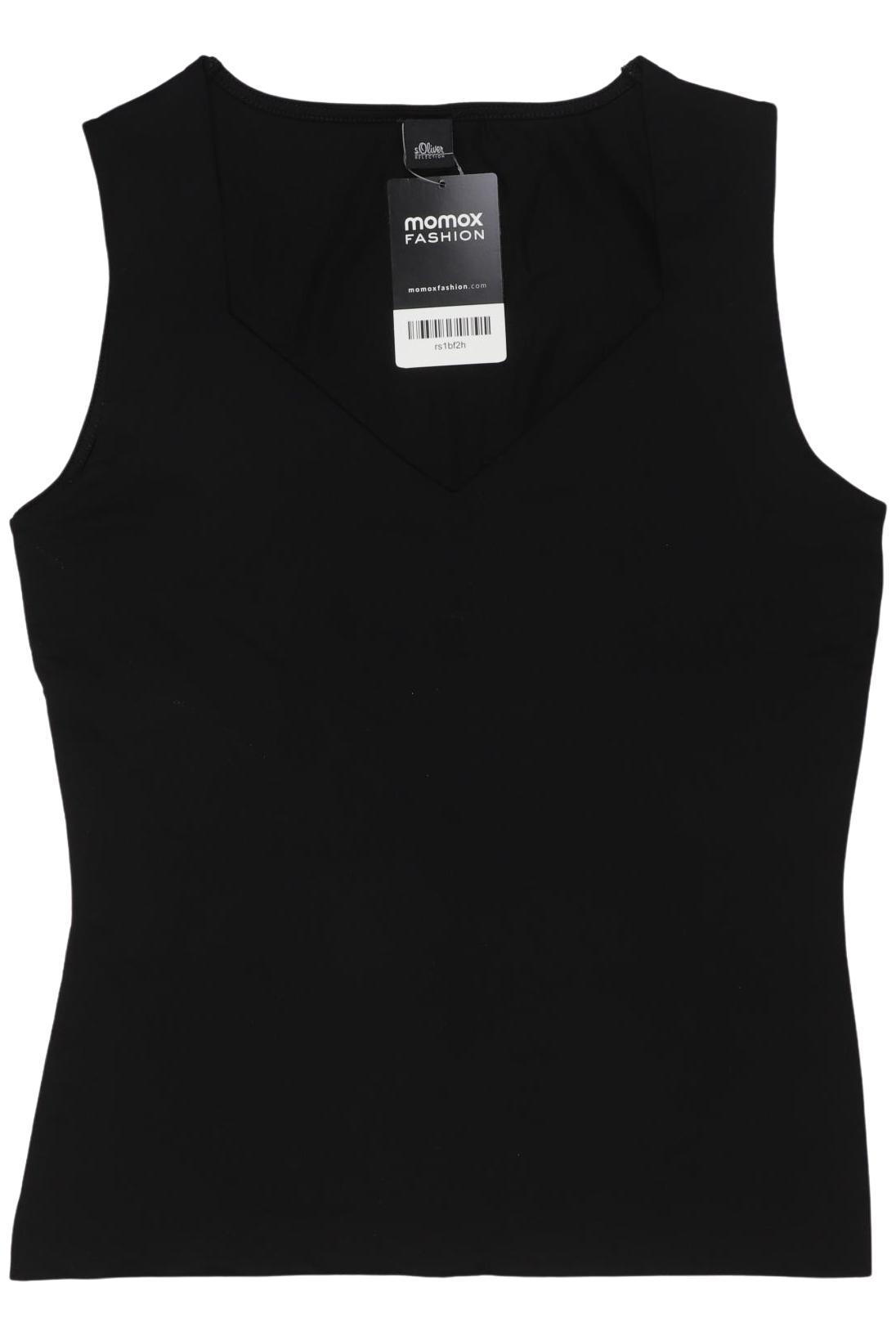 

s.Oliver Selection Damen Top, schwarz, Gr. 34