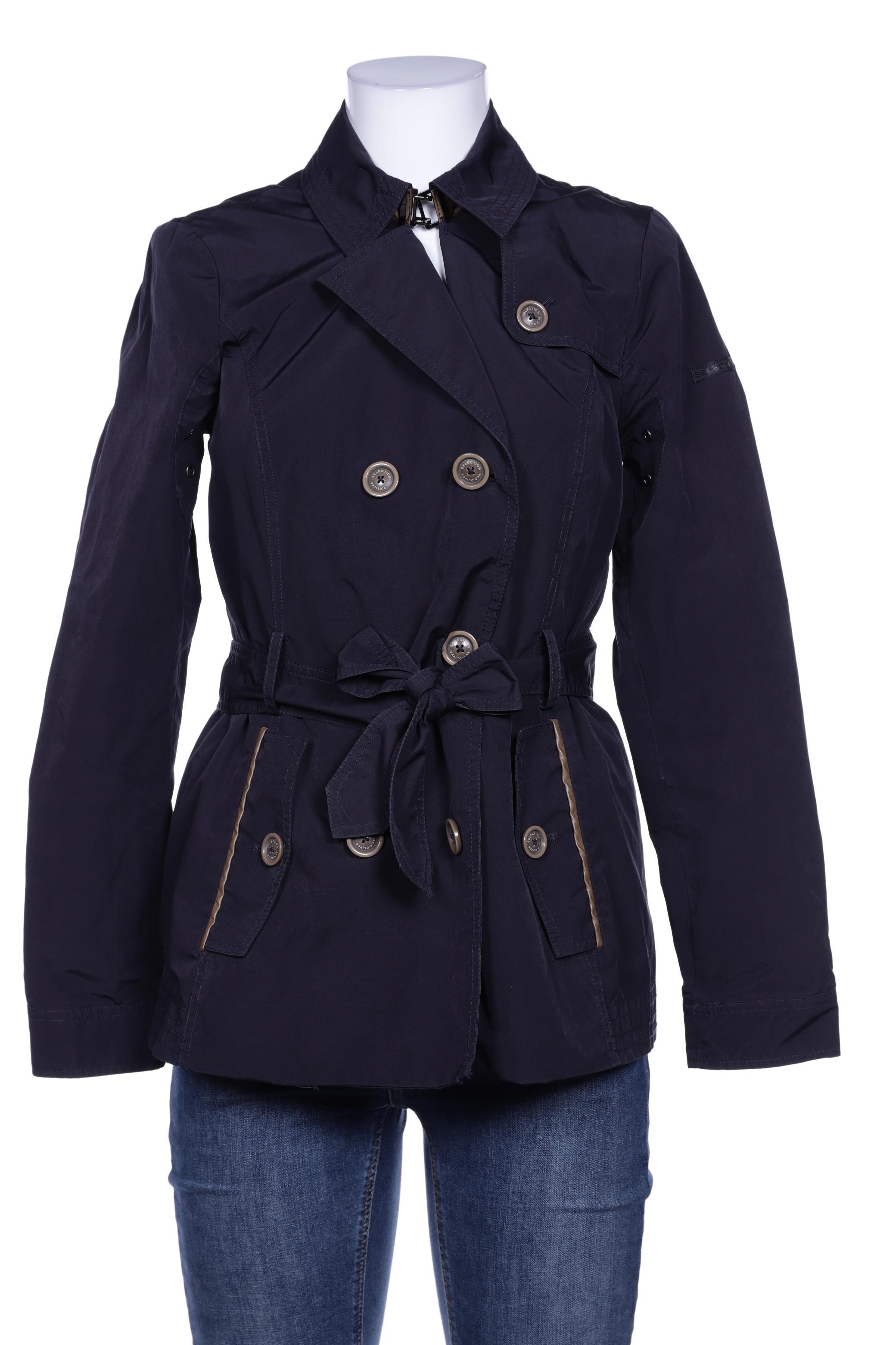 

s.Oliver Selection Damen Mantel, marineblau, Gr. 42