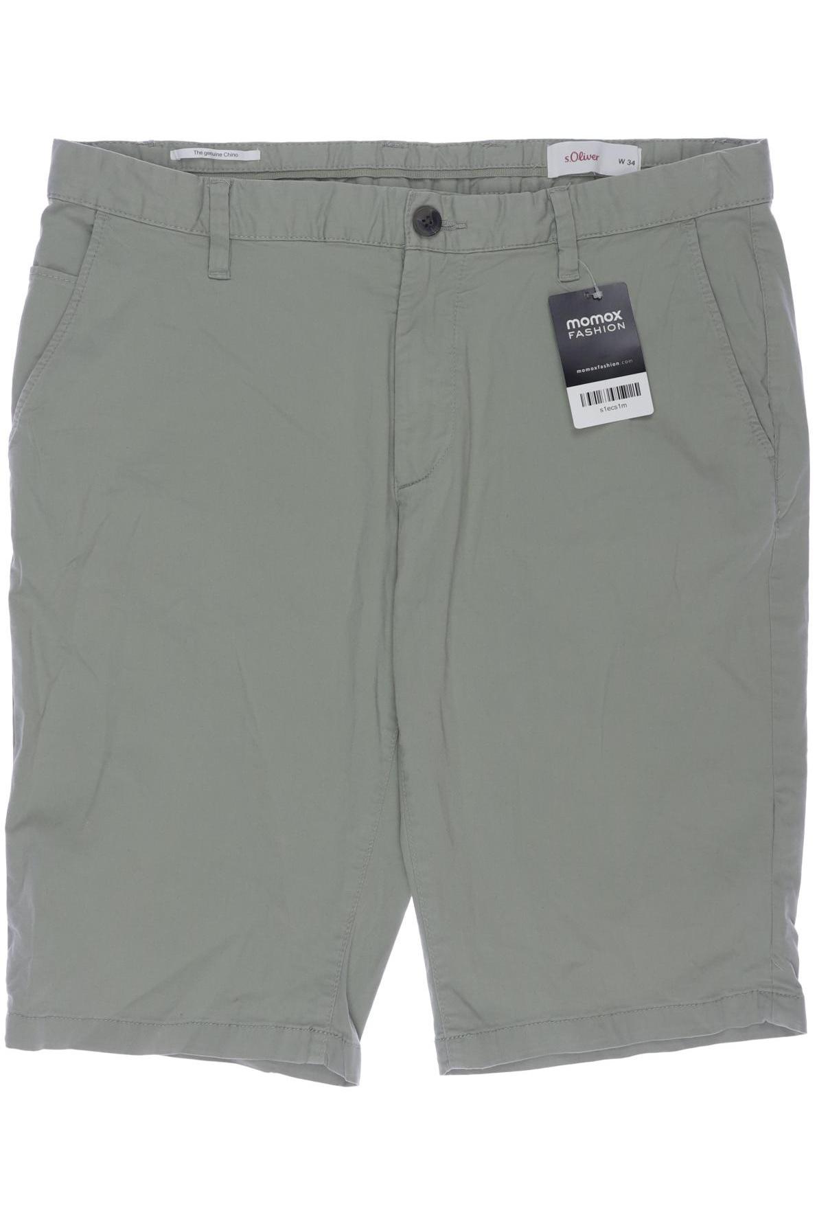 

s.Oliver Selection Herren Shorts, grün, Gr. 34
