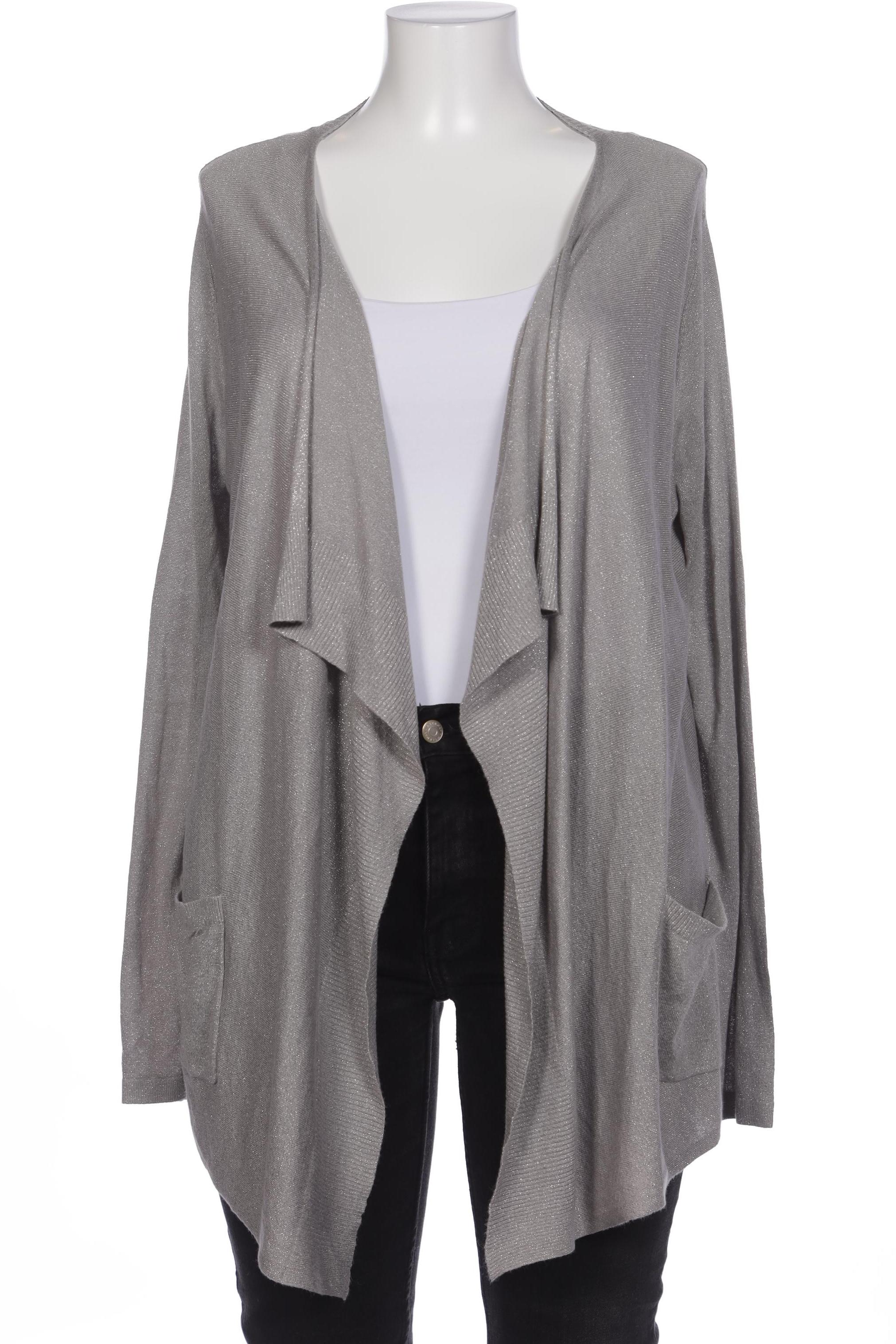 

s.Oliver Selection Damen Strickjacke, silber, Gr. 44