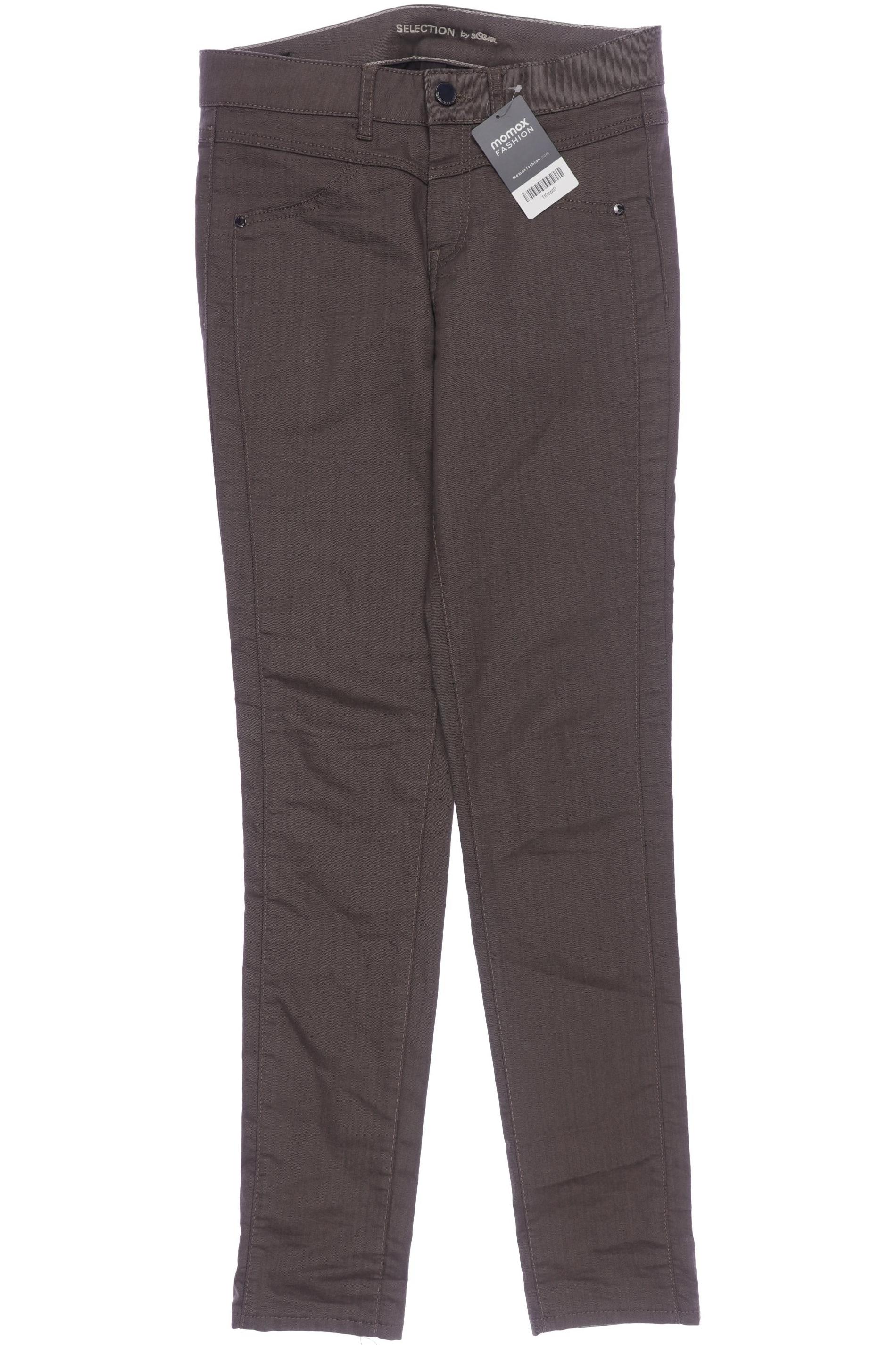 

s.Oliver Selection Damen Jeans, braun, Gr. 38