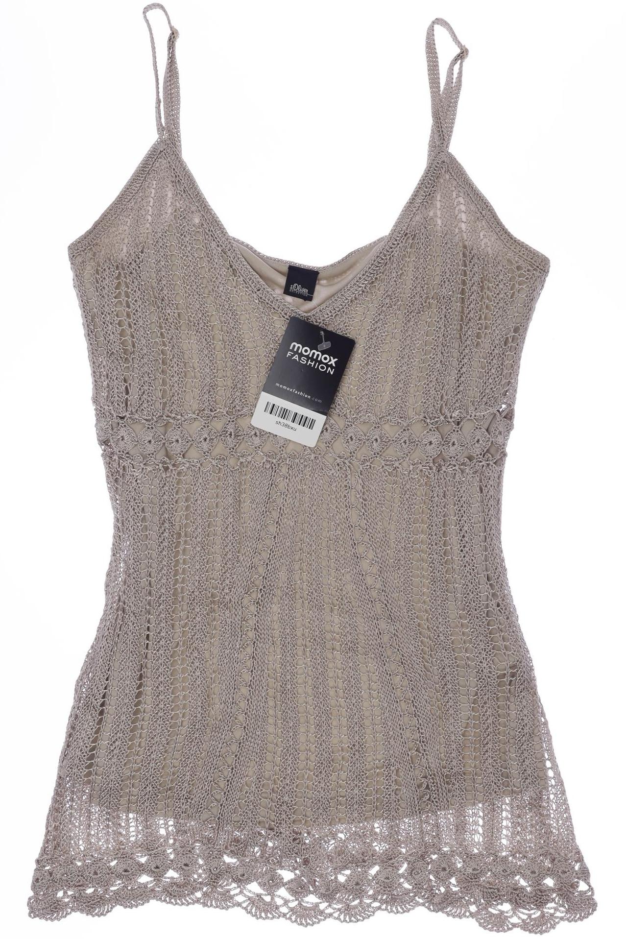 

s.Oliver Selection Damen Top, beige, Gr. 36