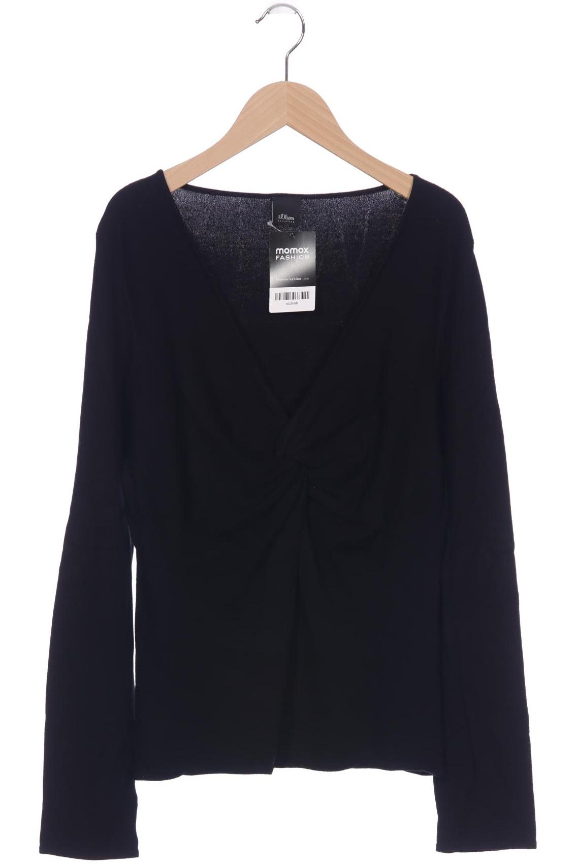 

s.Oliver Selection Damen Pullover, schwarz, Gr. 42