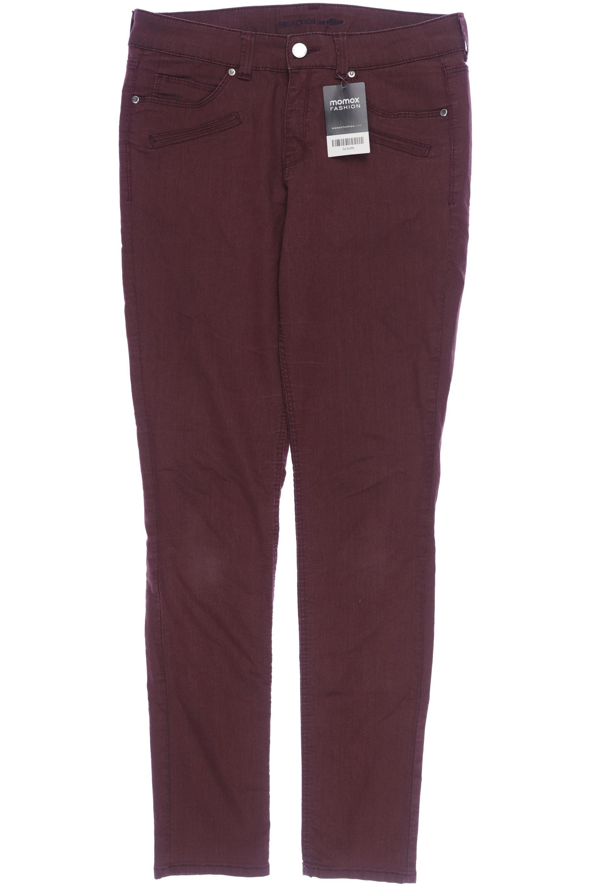 

s.Oliver Selection Damen Jeans, bordeaux, Gr. 40