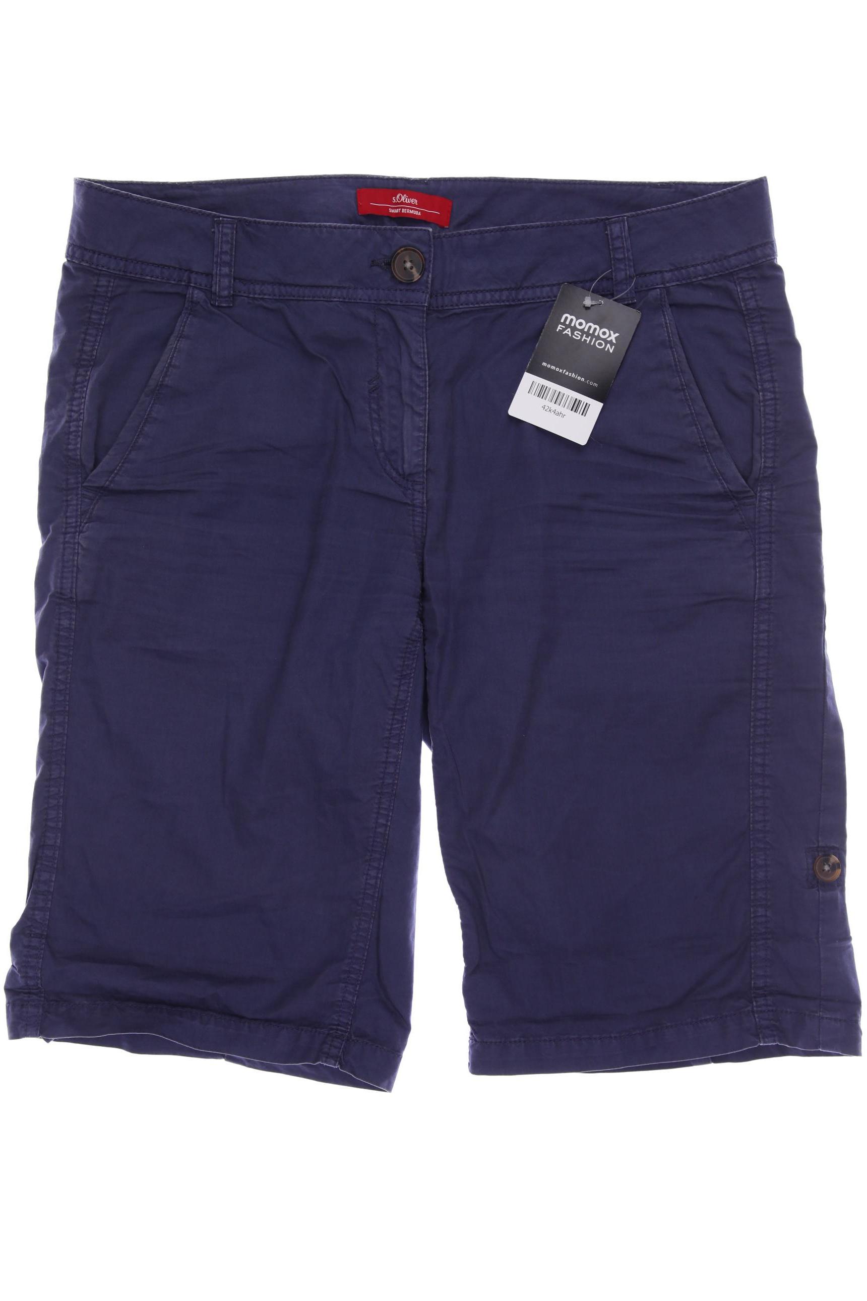 

s.Oliver Selection Damen Shorts, marineblau, Gr. 36