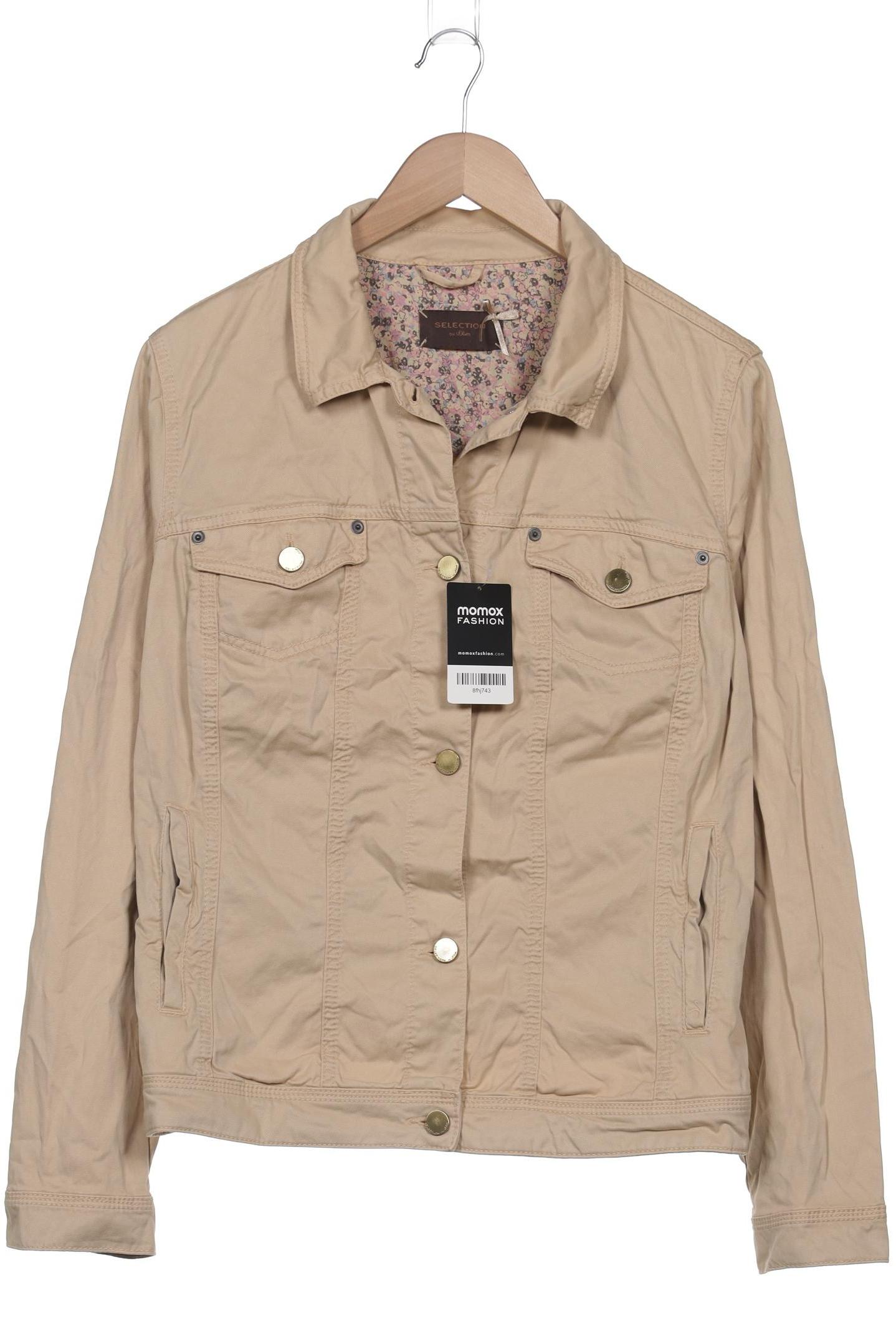 

s.Oliver Selection Damen Jacke, beige, Gr. 46