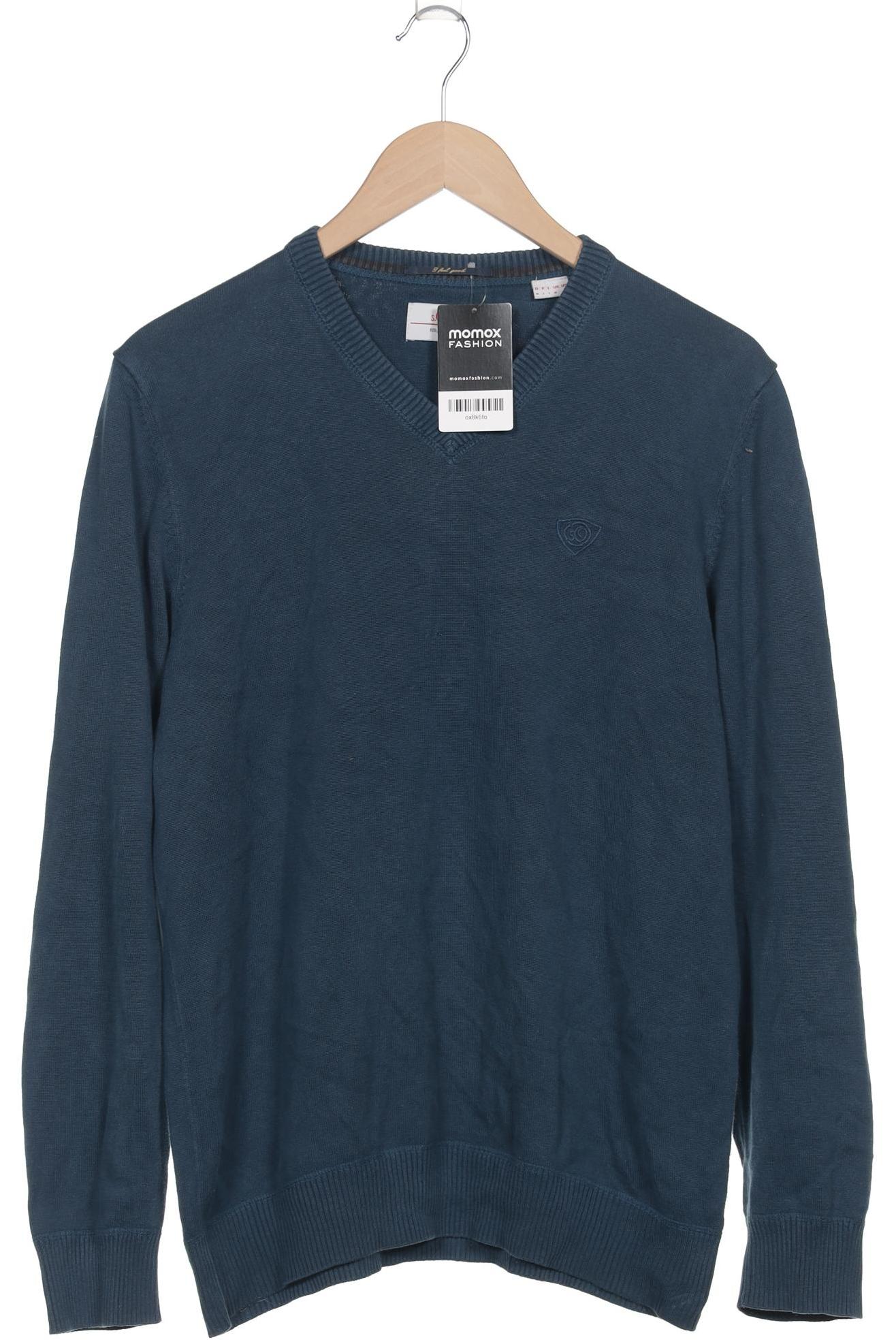

s.Oliver Selection Herren Pullover, türkis, Gr. 48
