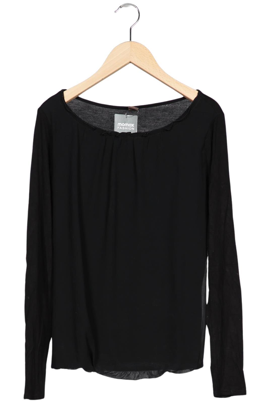 

s.Oliver Selection Damen Langarmshirt, schwarz, Gr. 34