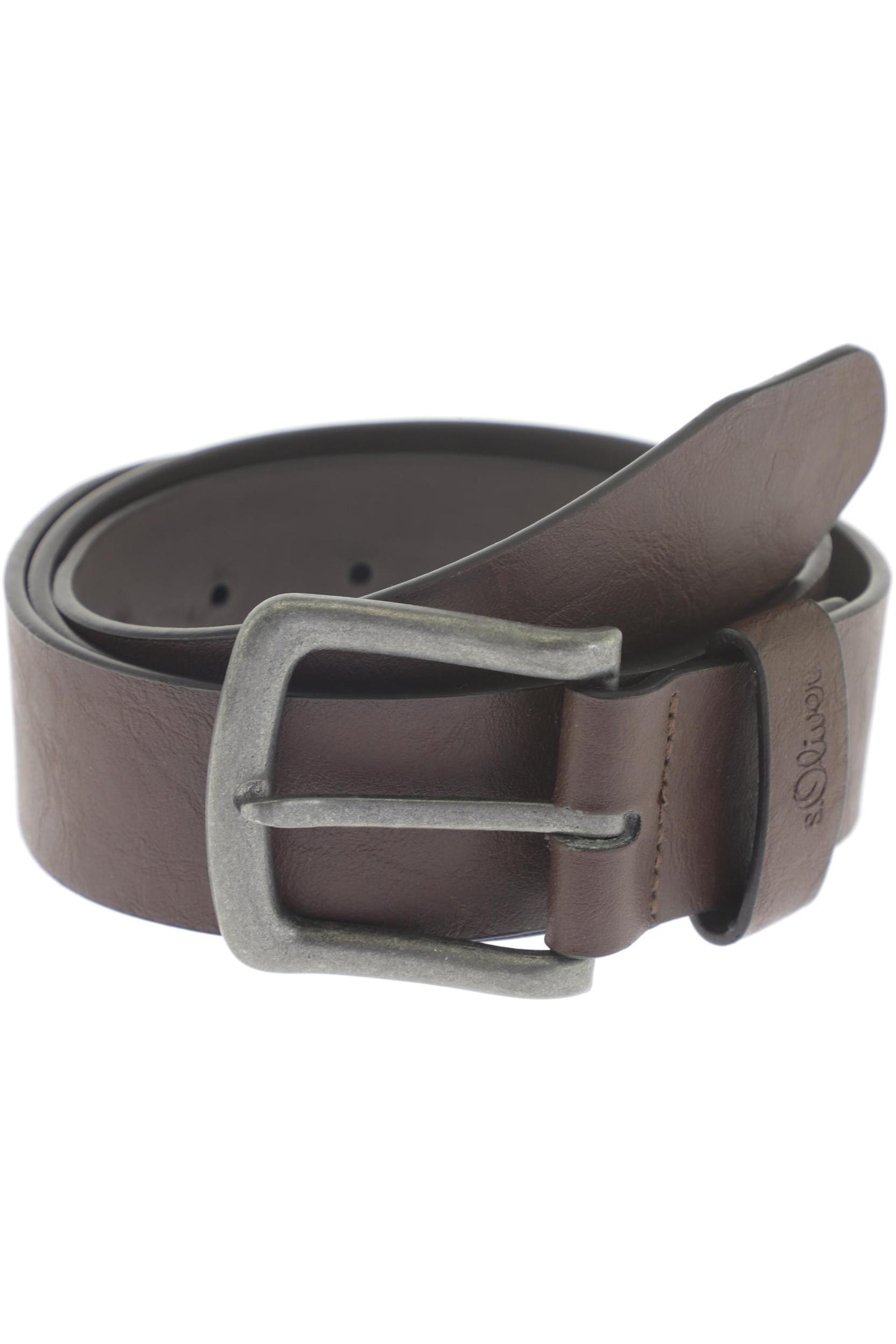 

s.Oliver Selection Herren Gürtel, braun, Gr. 95