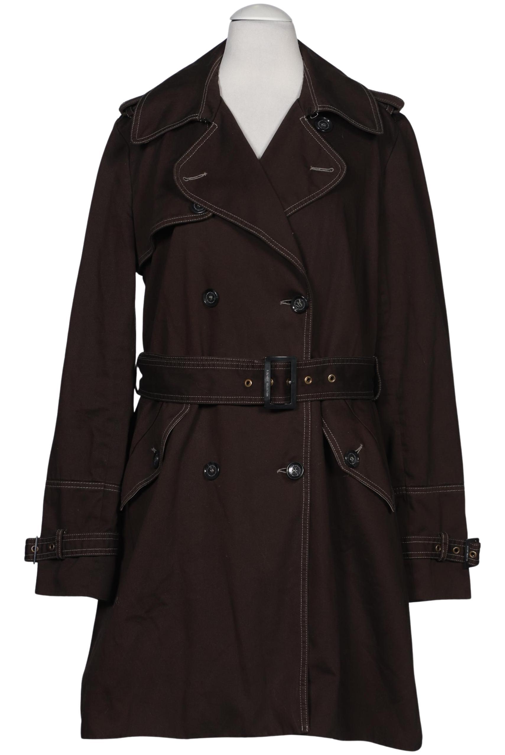 

s.Oliver Selection Damen Mantel, braun, Gr. 38