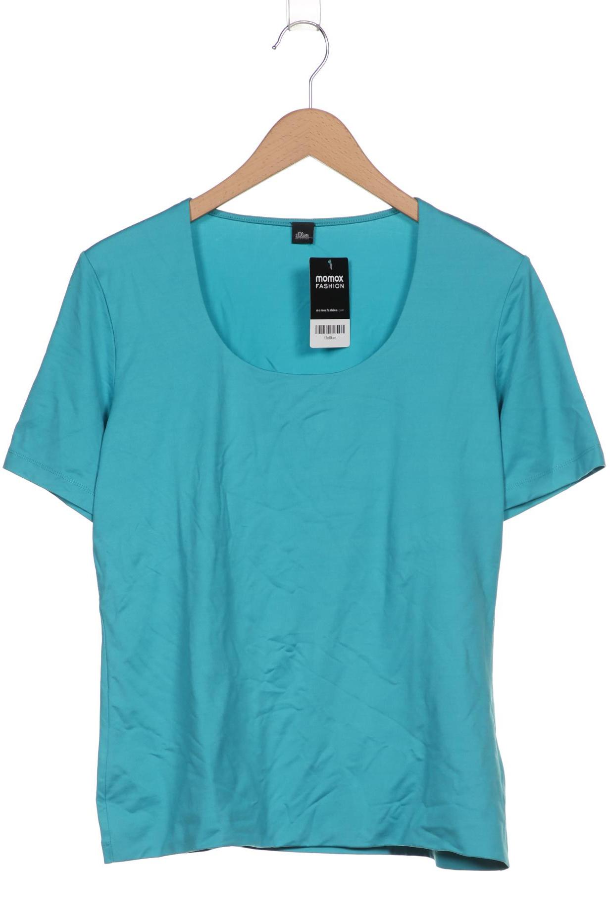 

s.Oliver Selection Damen T-Shirt, blau