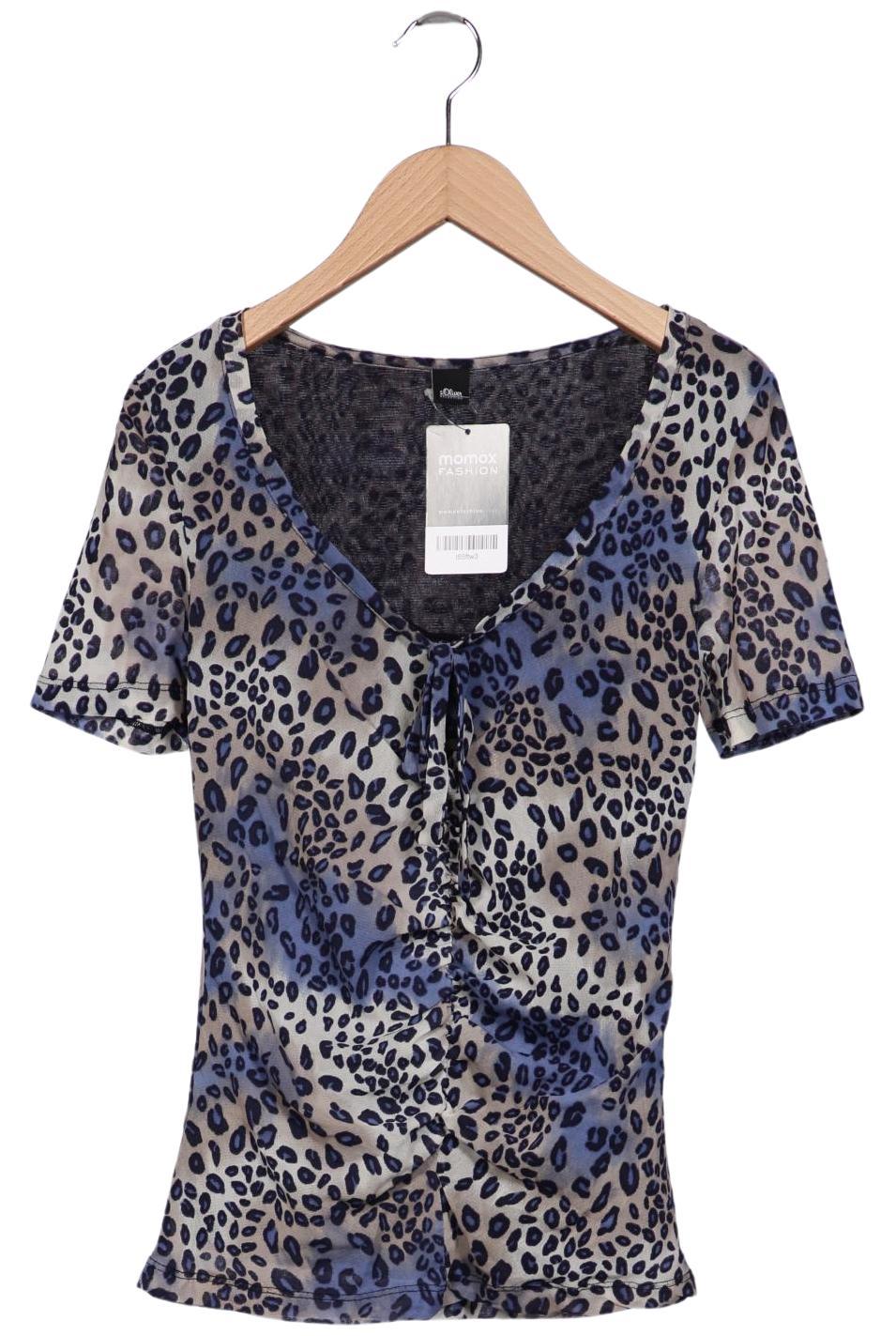 

s.Oliver Selection Damen T-Shirt, grau, Gr. 38