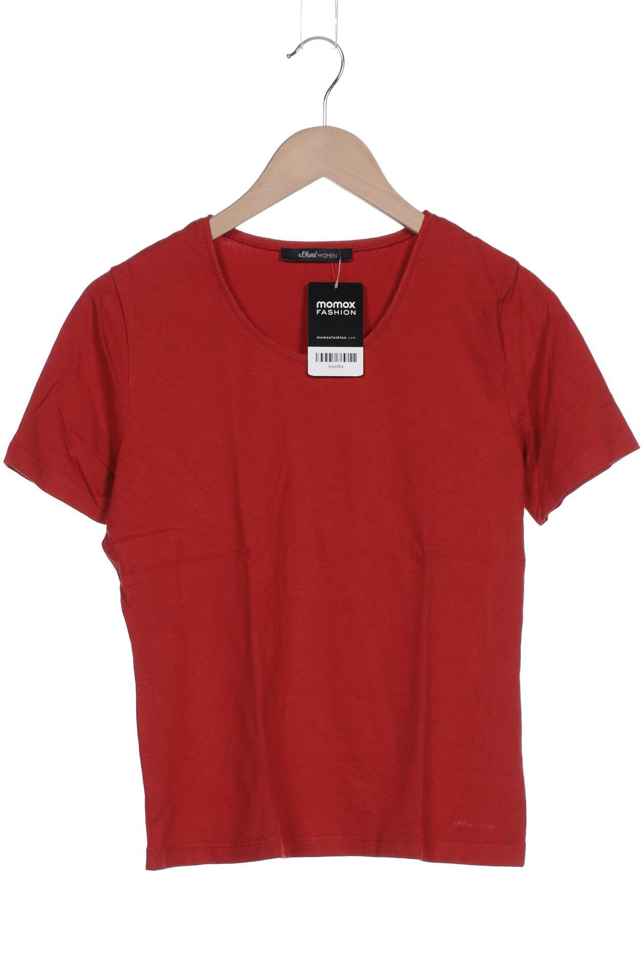 

s.Oliver Selection Damen T-Shirt, rot, Gr. 42