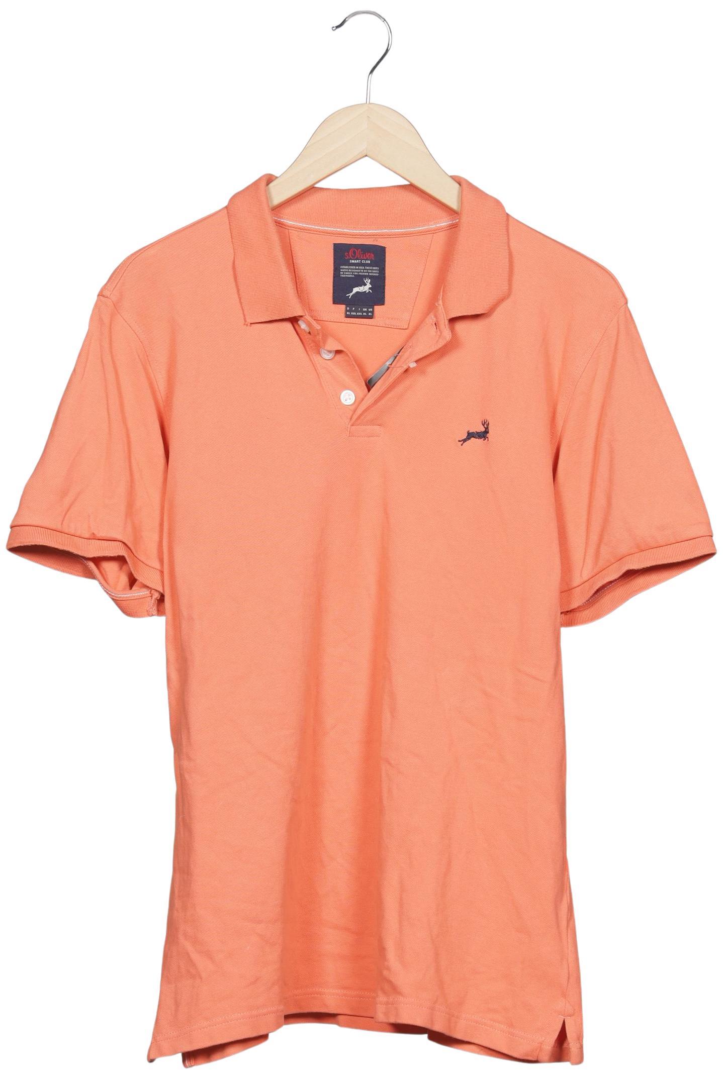 Thumbnail - s.Oliver Selection Herren Poloshirt, orange, Gr. 54