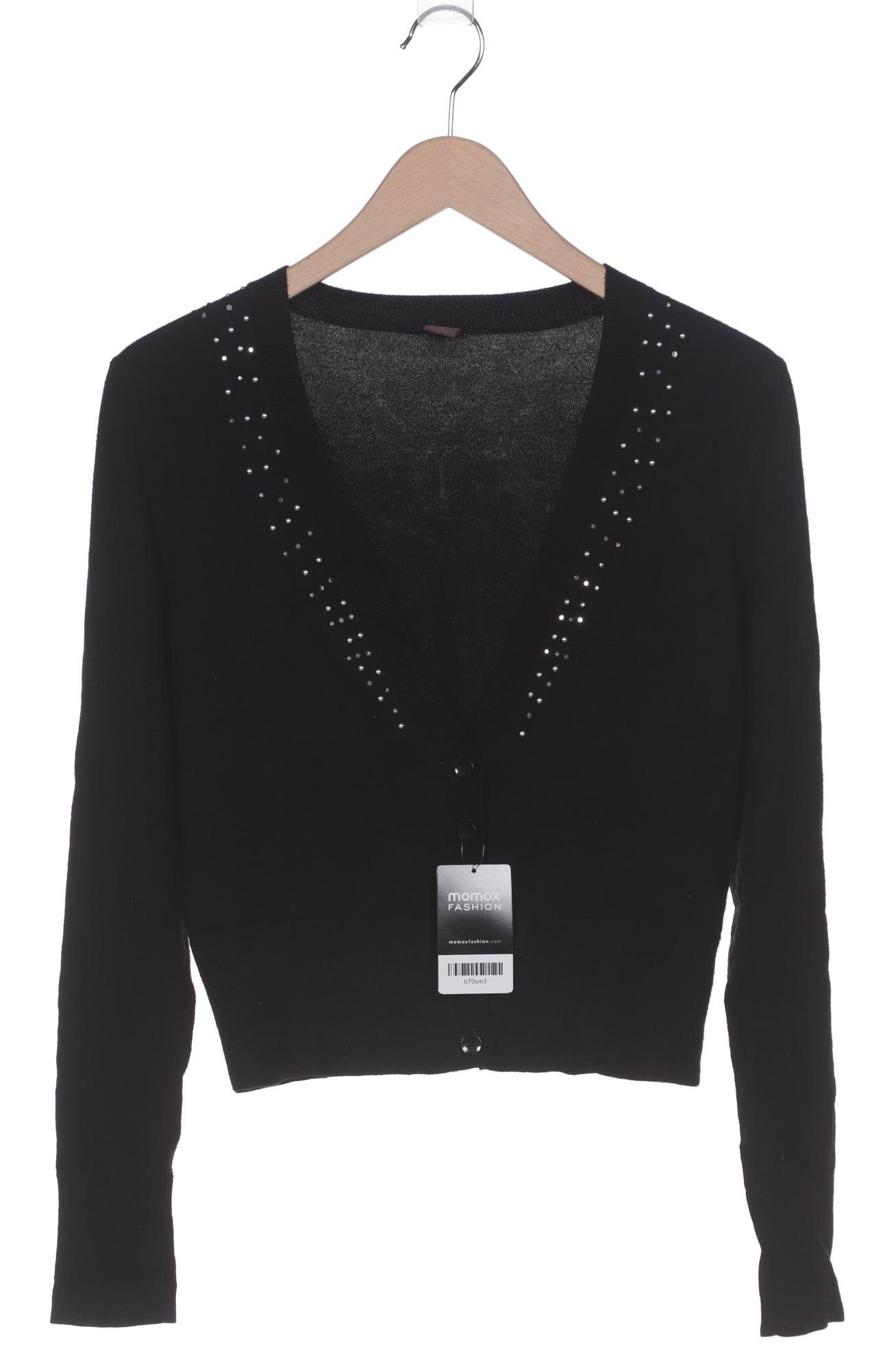 

s.Oliver Selection Damen Strickjacke, schwarz, Gr. 38