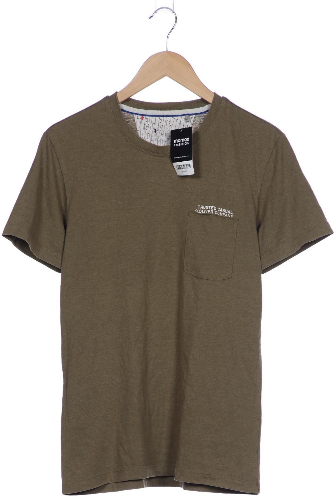 

s.Oliver Selection Herren T-Shirt, grün, Gr. 52