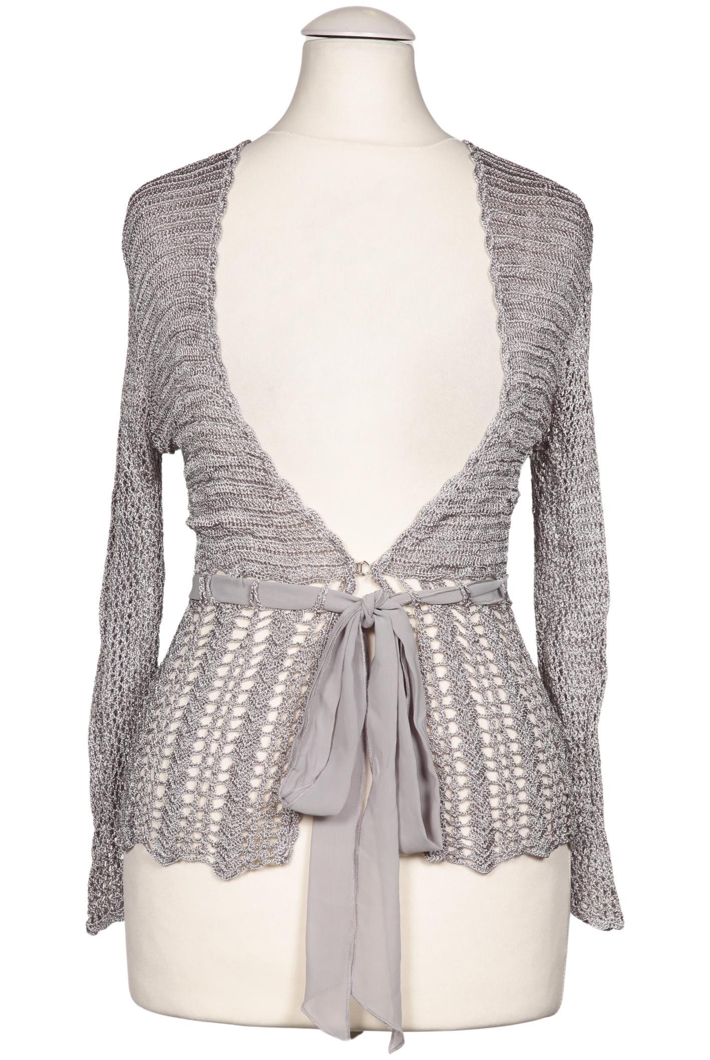 

s.Oliver Selection Damen Strickjacke, grau, Gr. 34