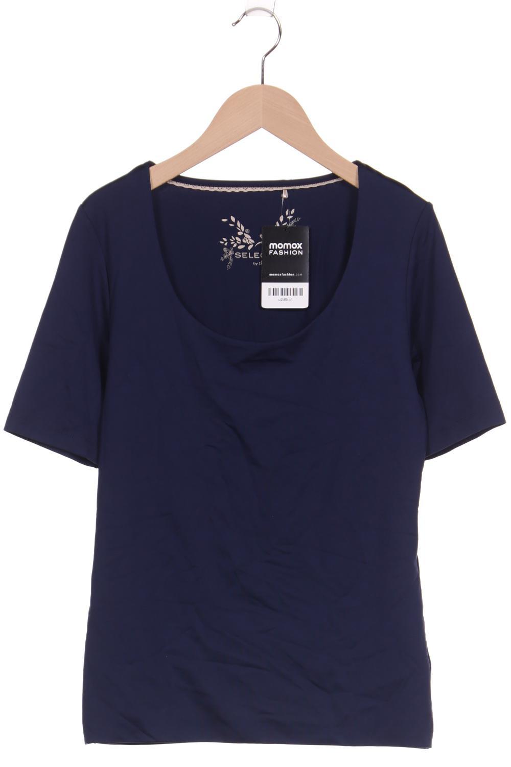 

s.Oliver Selection Damen T-Shirt, marineblau