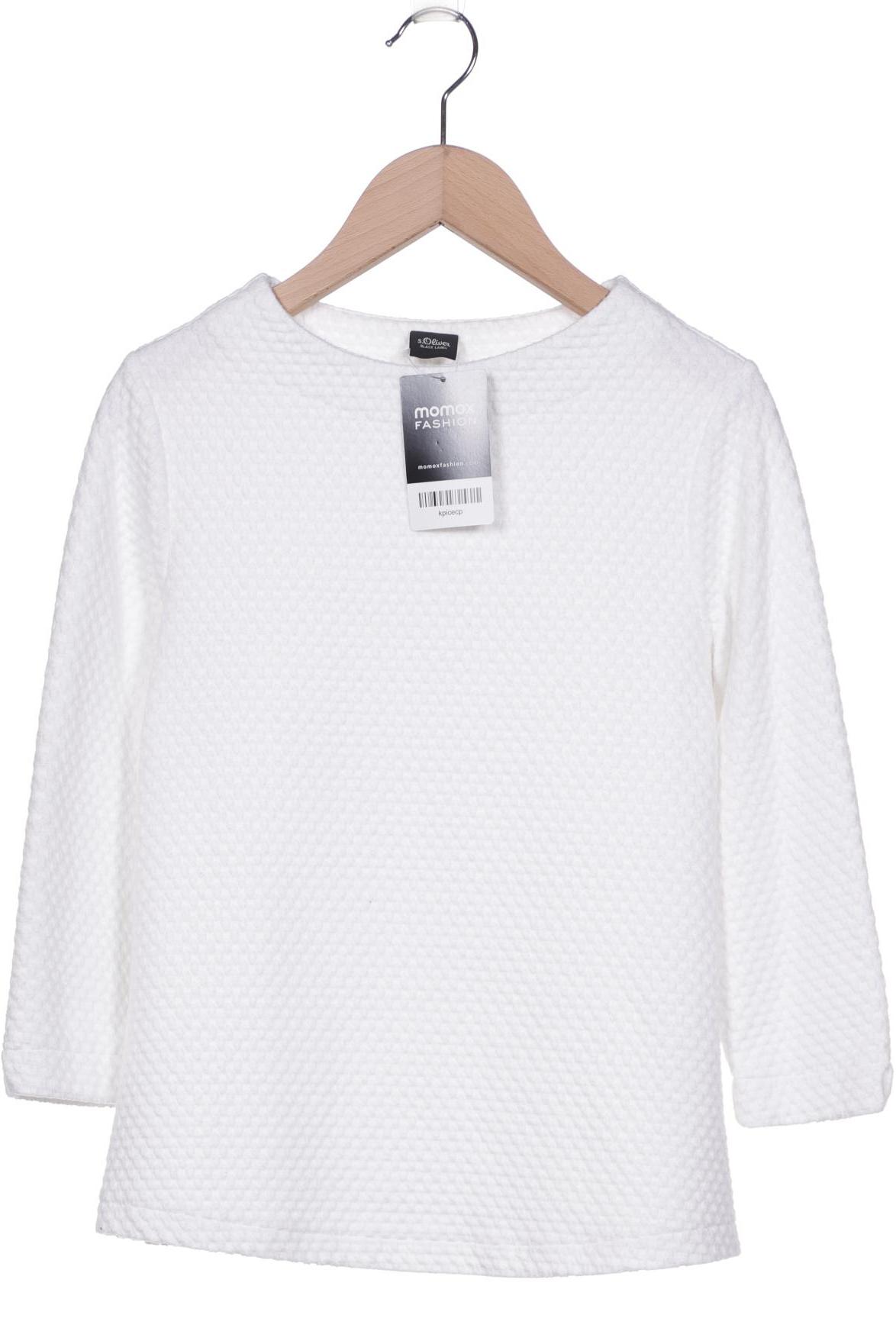 

s.Oliver Selection Damen Sweatshirt, weiß