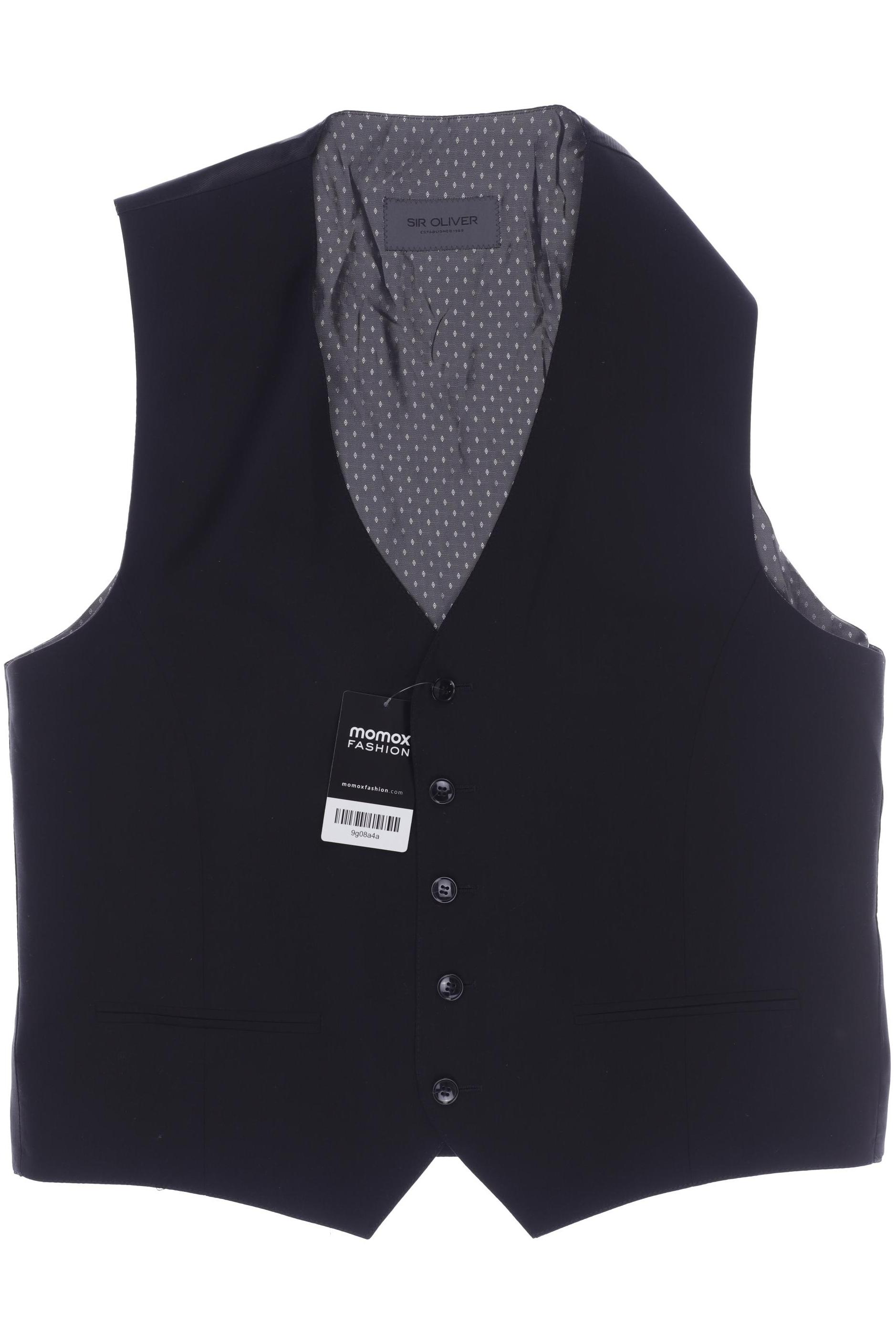 

s.Oliver Selection Herren Weste, schwarz, Gr. 50