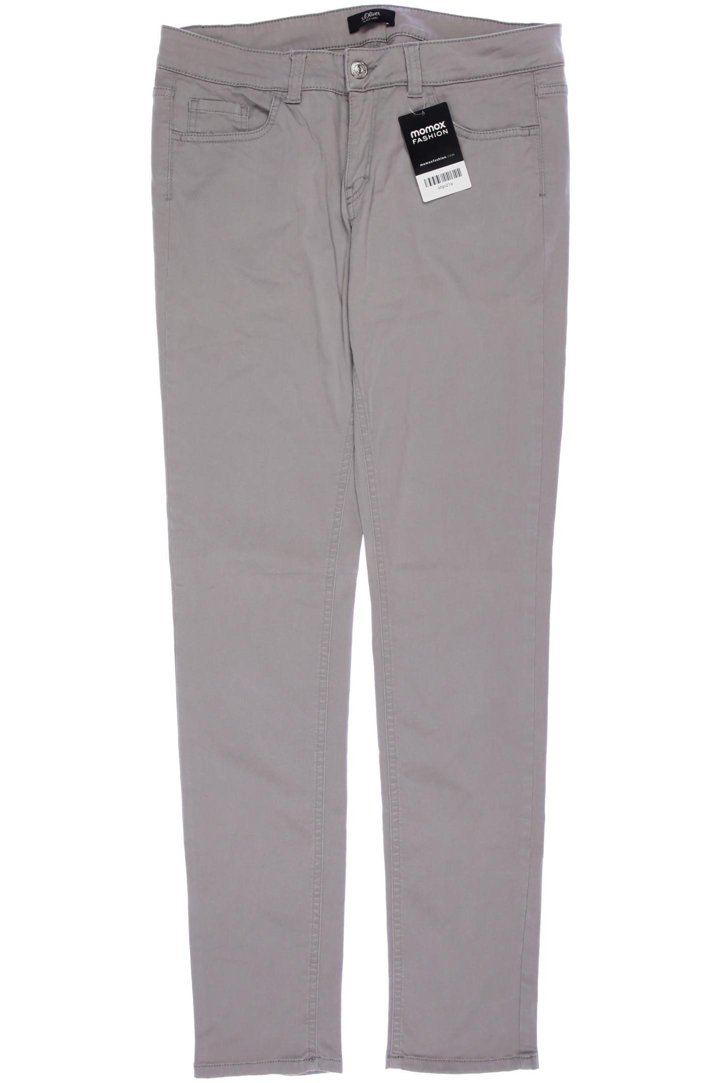 

s.Oliver Selection Damen Stoffhose, grau, Gr. 40