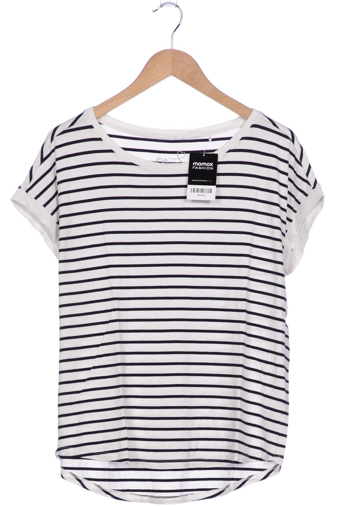 

s.Oliver Selection Damen T-Shirt, marineblau, Gr. 42