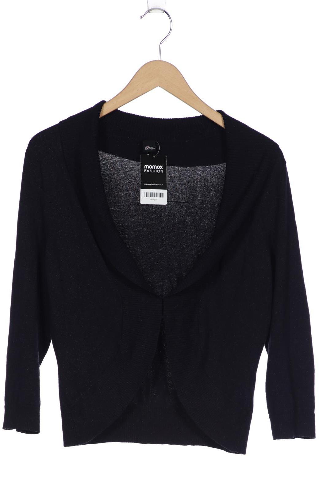 

s.Oliver Selection Damen Strickjacke, marineblau
