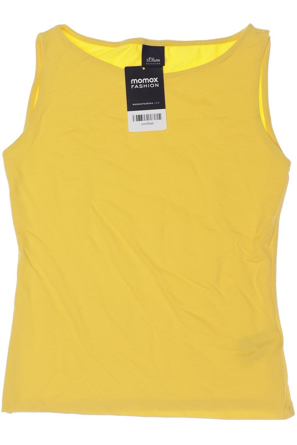 

s.Oliver Selection Damen Top, gelb, Gr. 34