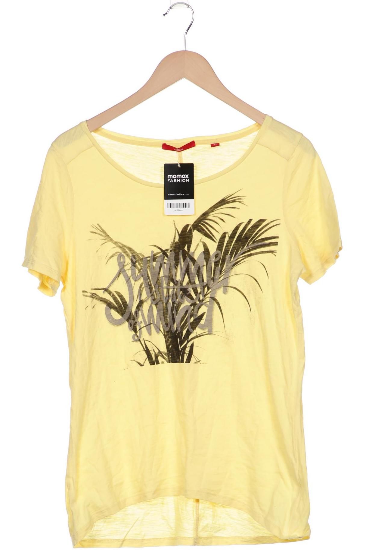 

s.Oliver Selection Damen T-Shirt, gelb