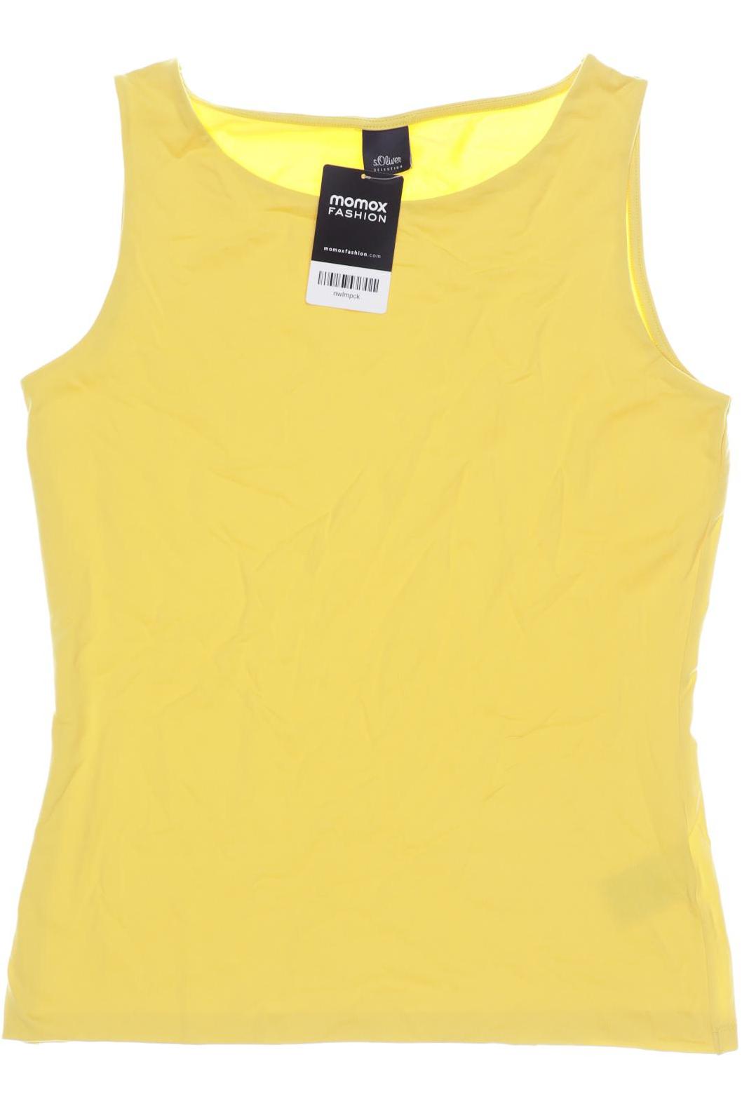 

s.Oliver Selection Damen Top, gelb, Gr. 40